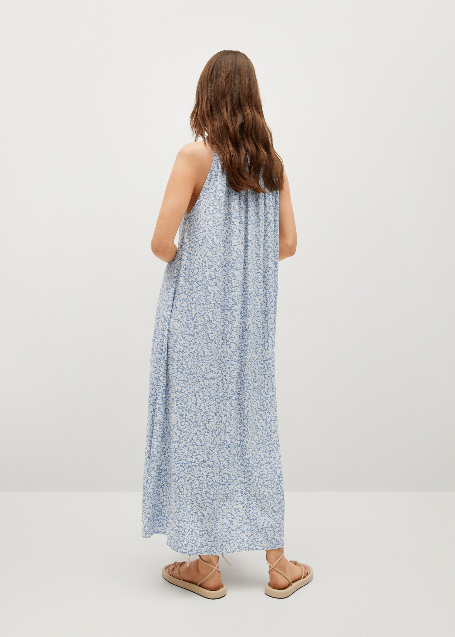 Vestido fluido estampado - Reverso del artículo