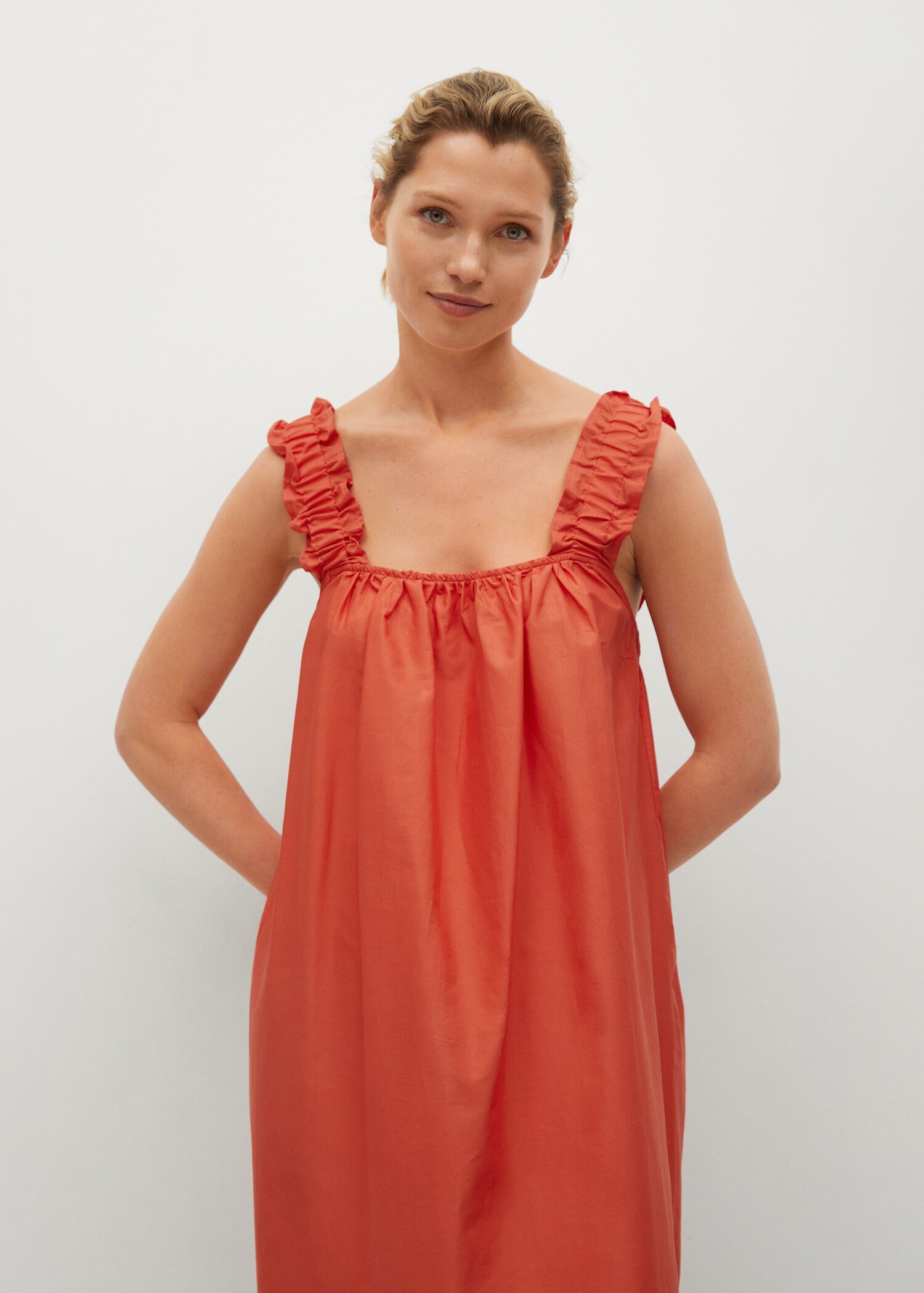Robe midi 100 % coton - Plan moyen