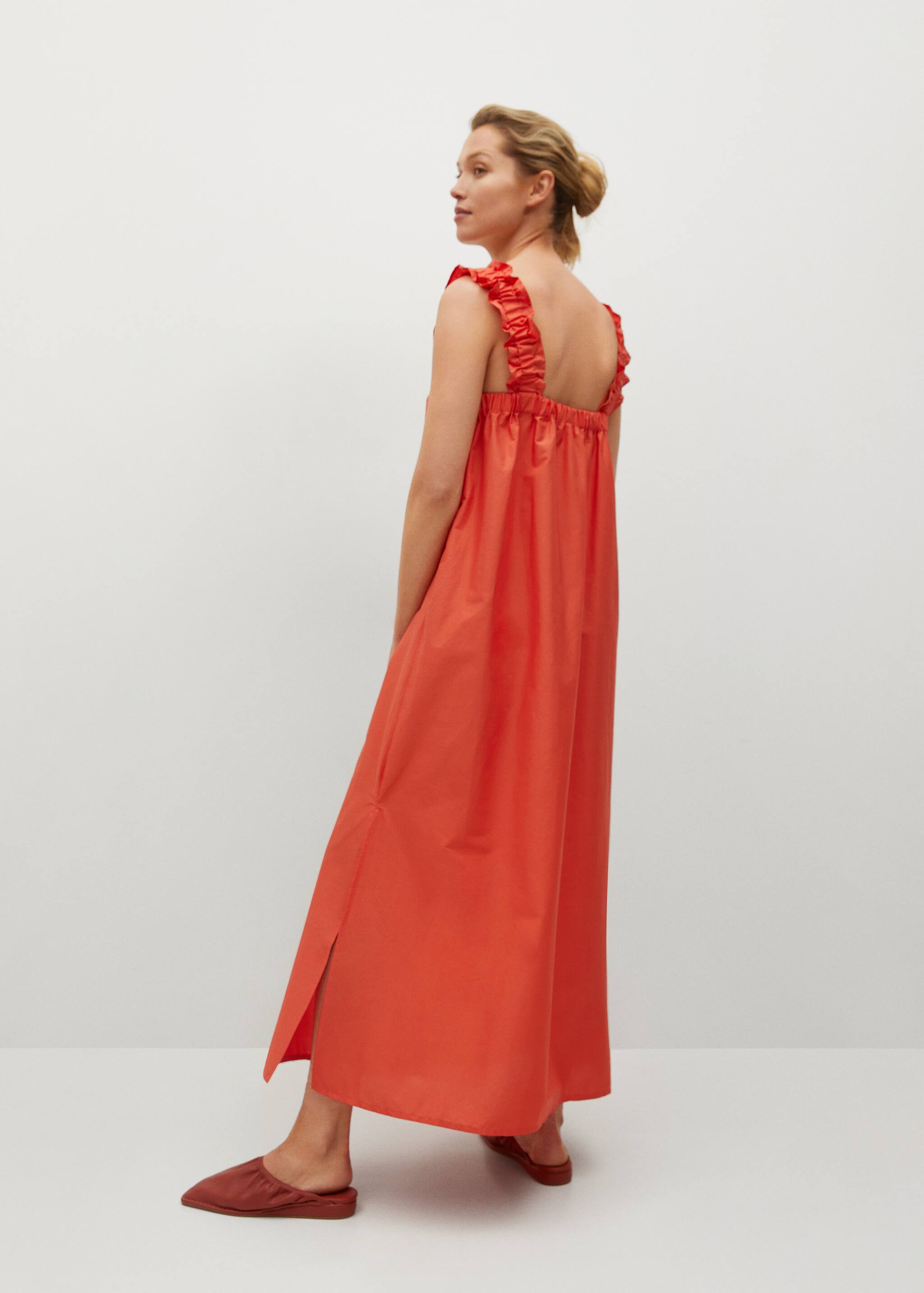 Midi-Kleid aus 100 % Baumwolle - Rückseite des Artikels