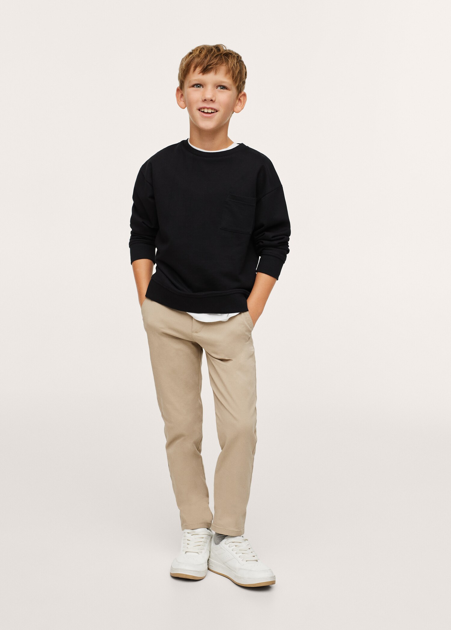 Pantalon chino coton  - Plan moyen