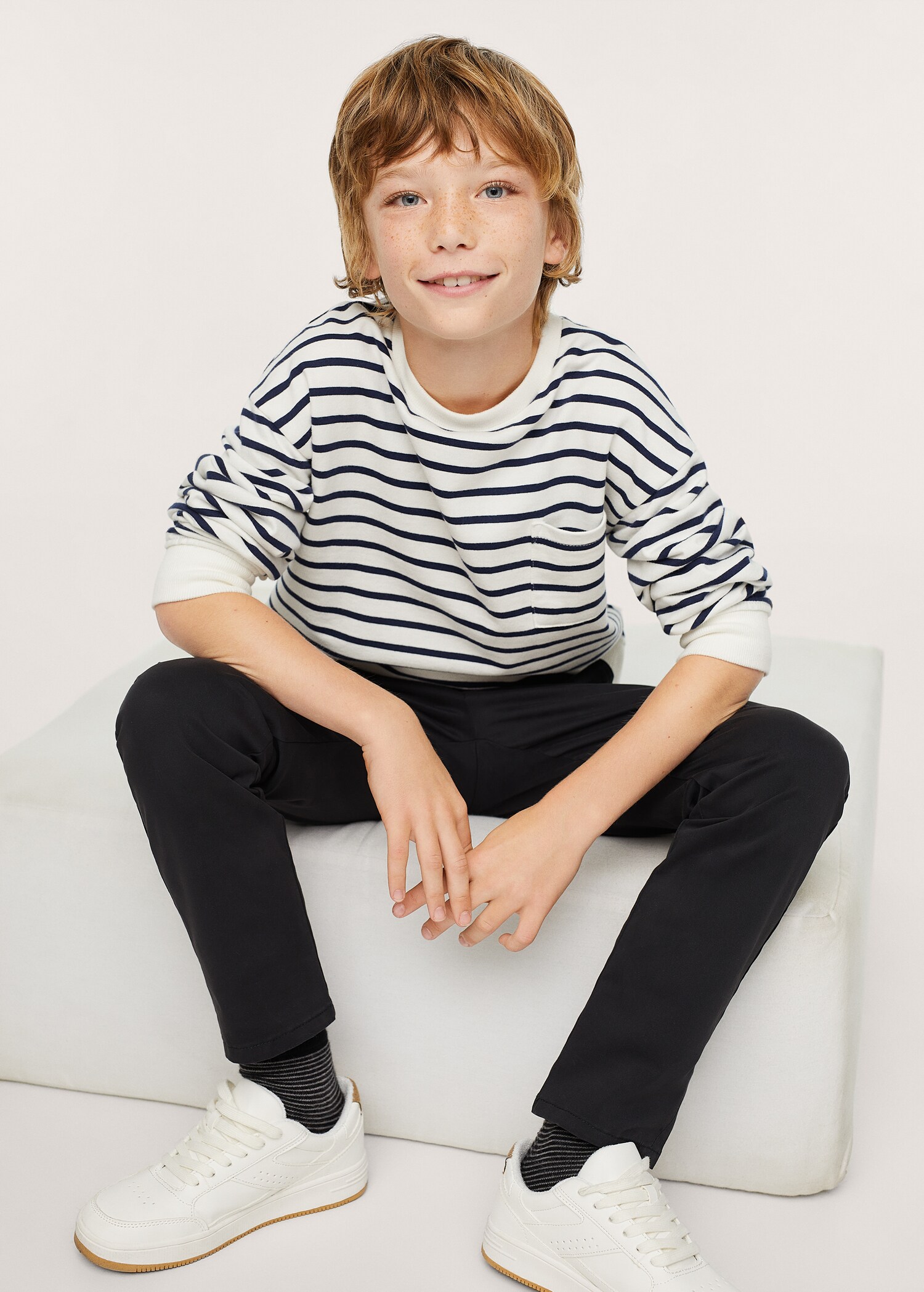 Pantalon chino coton  - Plan moyen