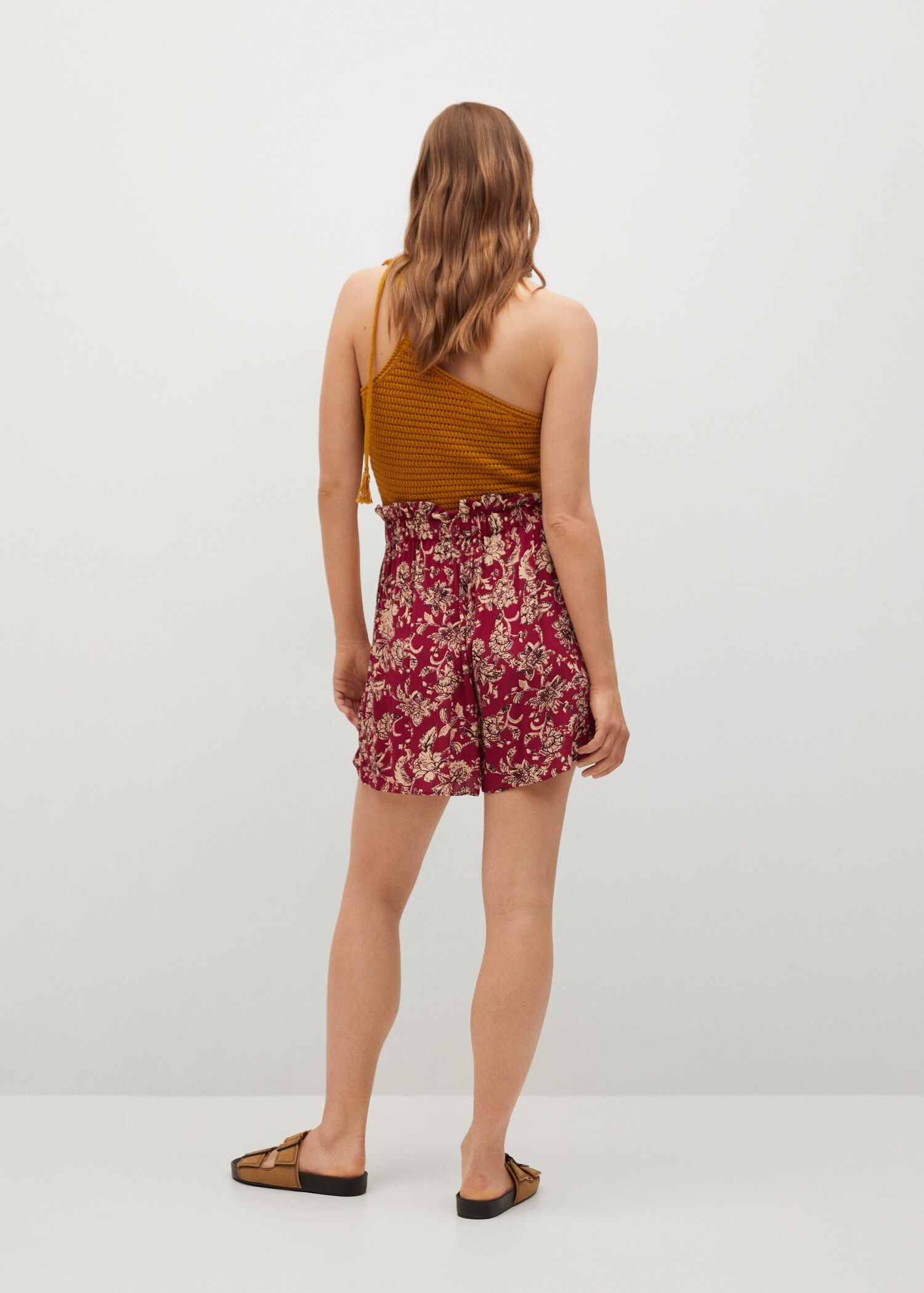 Short fluido estampado - Reverso del artículo