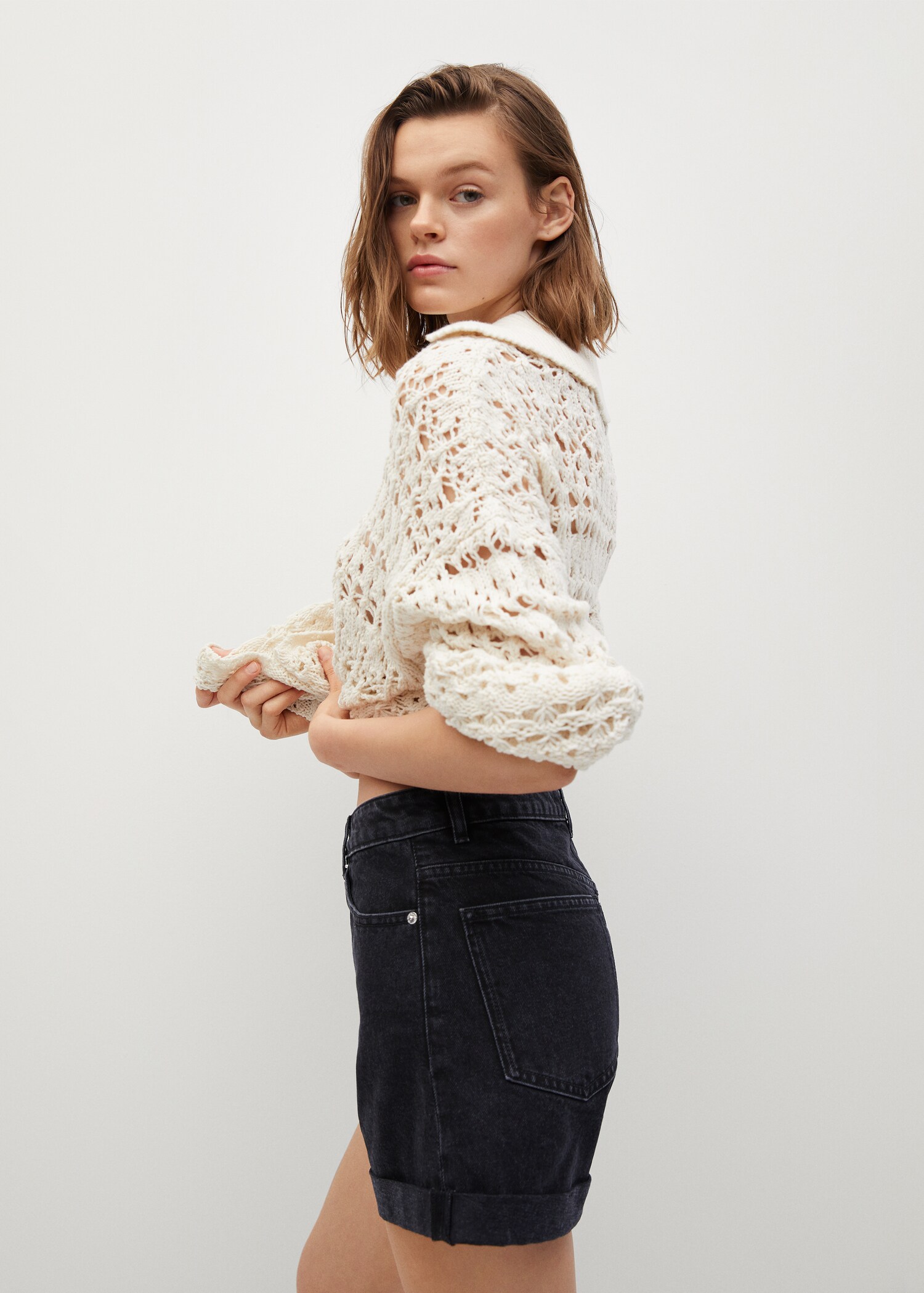 Short vaquero mom-fit - Detalle del artículo 1