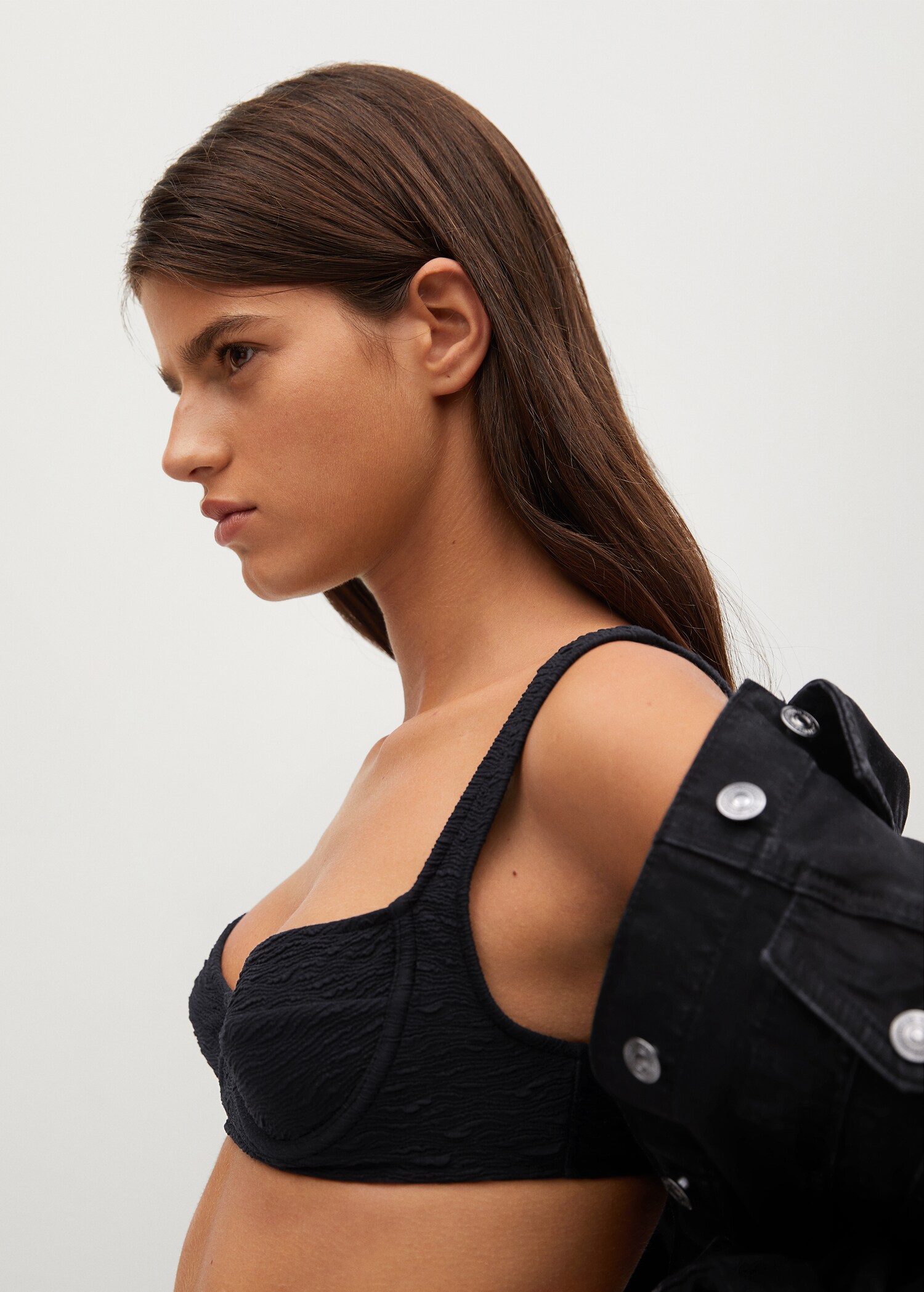 Cotton denim jacket - Details of the article 3