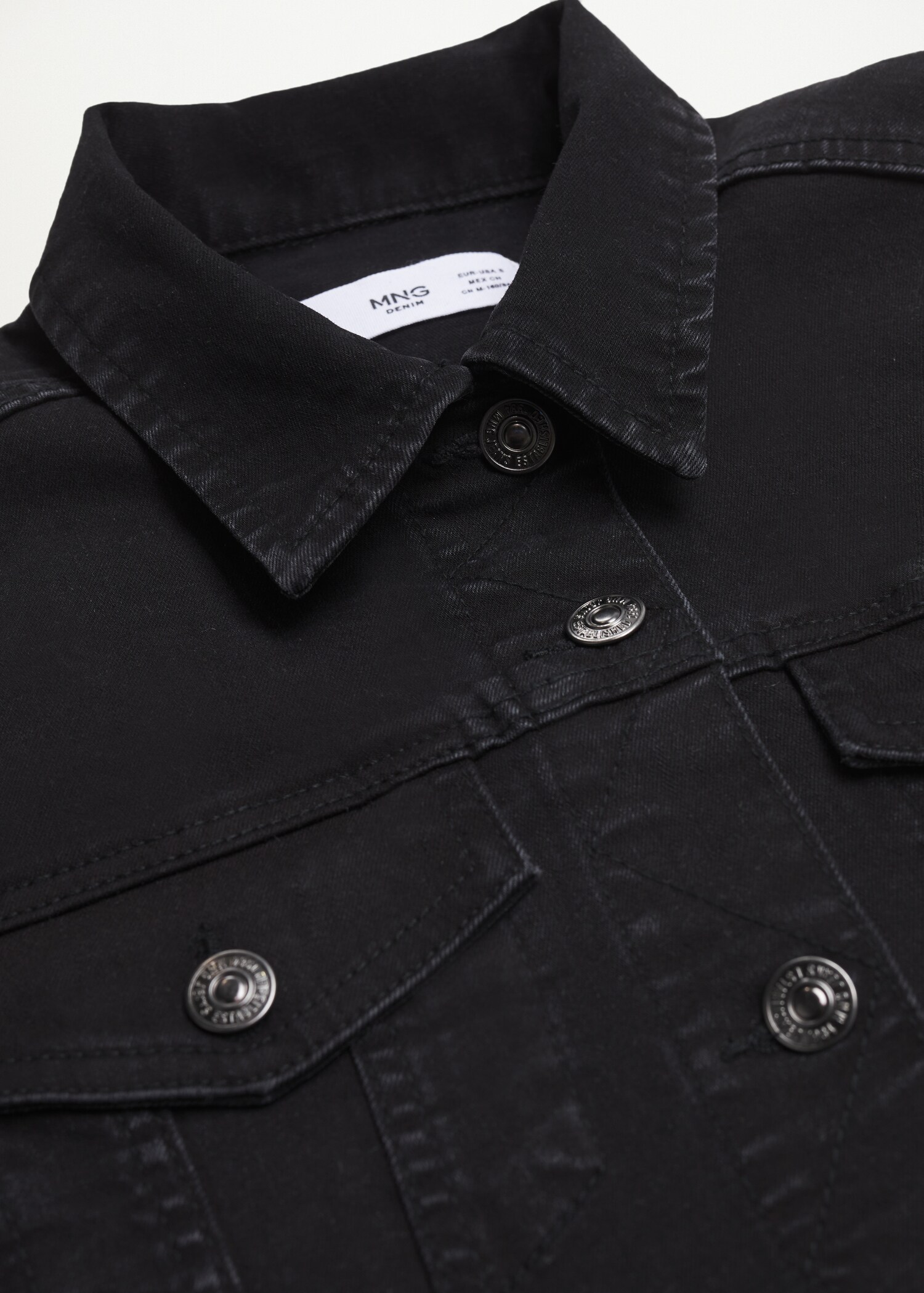 Cotton denim jacket - Details of the article 8