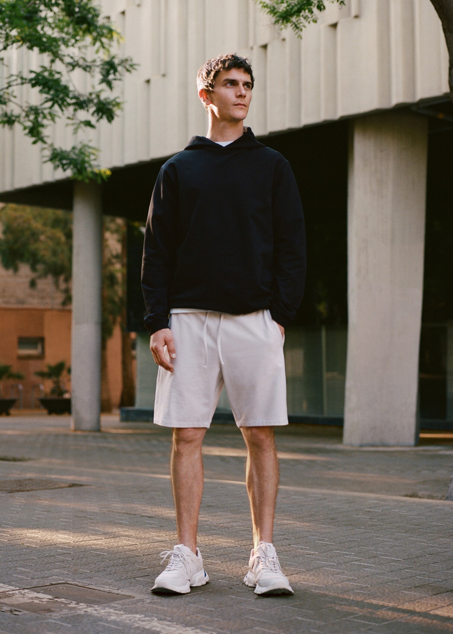 Organic cotton jogging Bermuda shorts - Details of the article 5