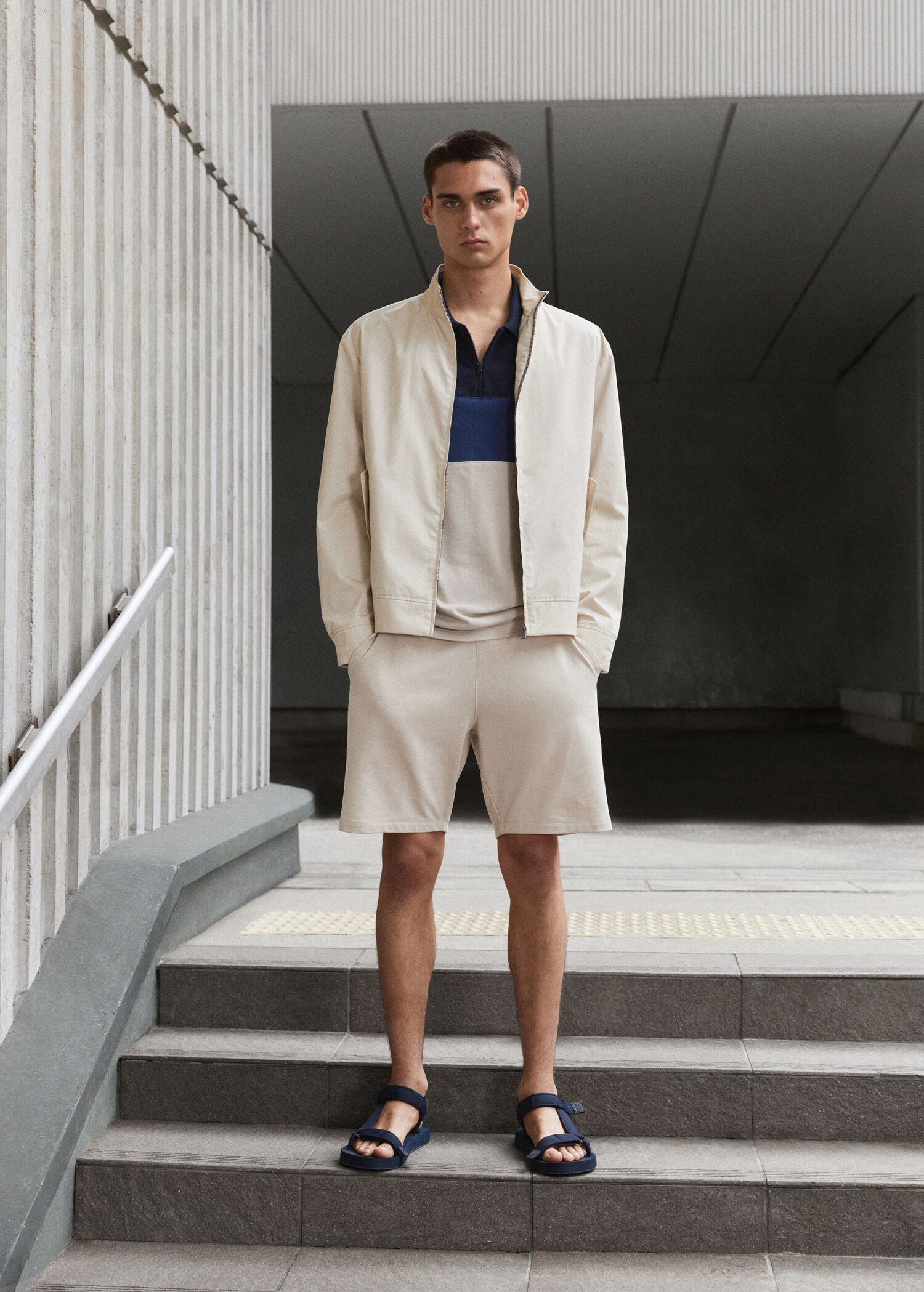 Organic cotton jogging Bermuda shorts - Details of the article 6