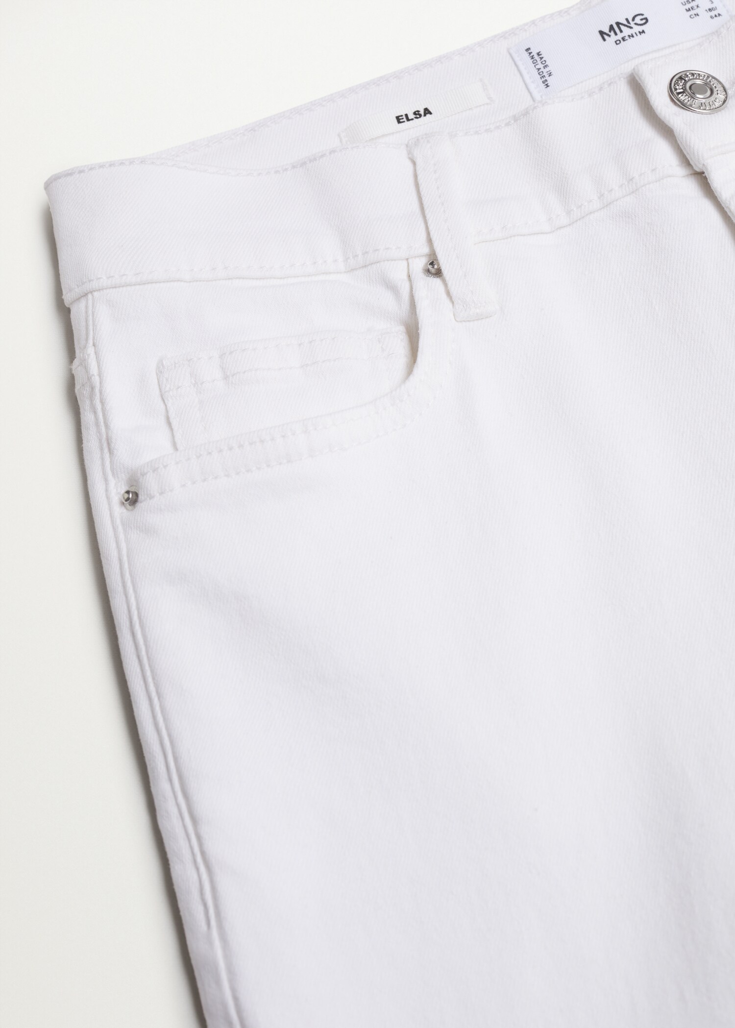 Džíny Elsa skinny se středně vysokým pasem - Detail zboží 8
