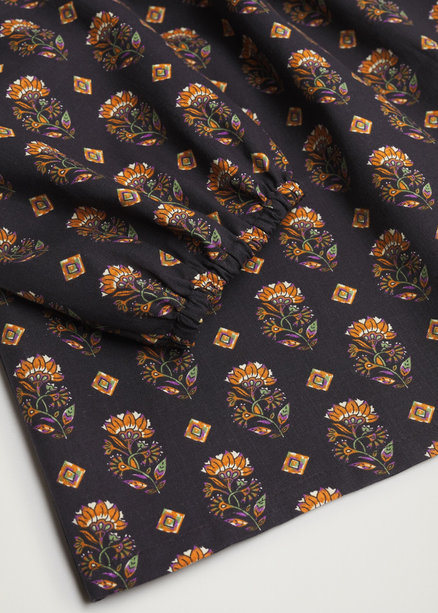 Blusa algodón estampada - Detalle del artículo 8