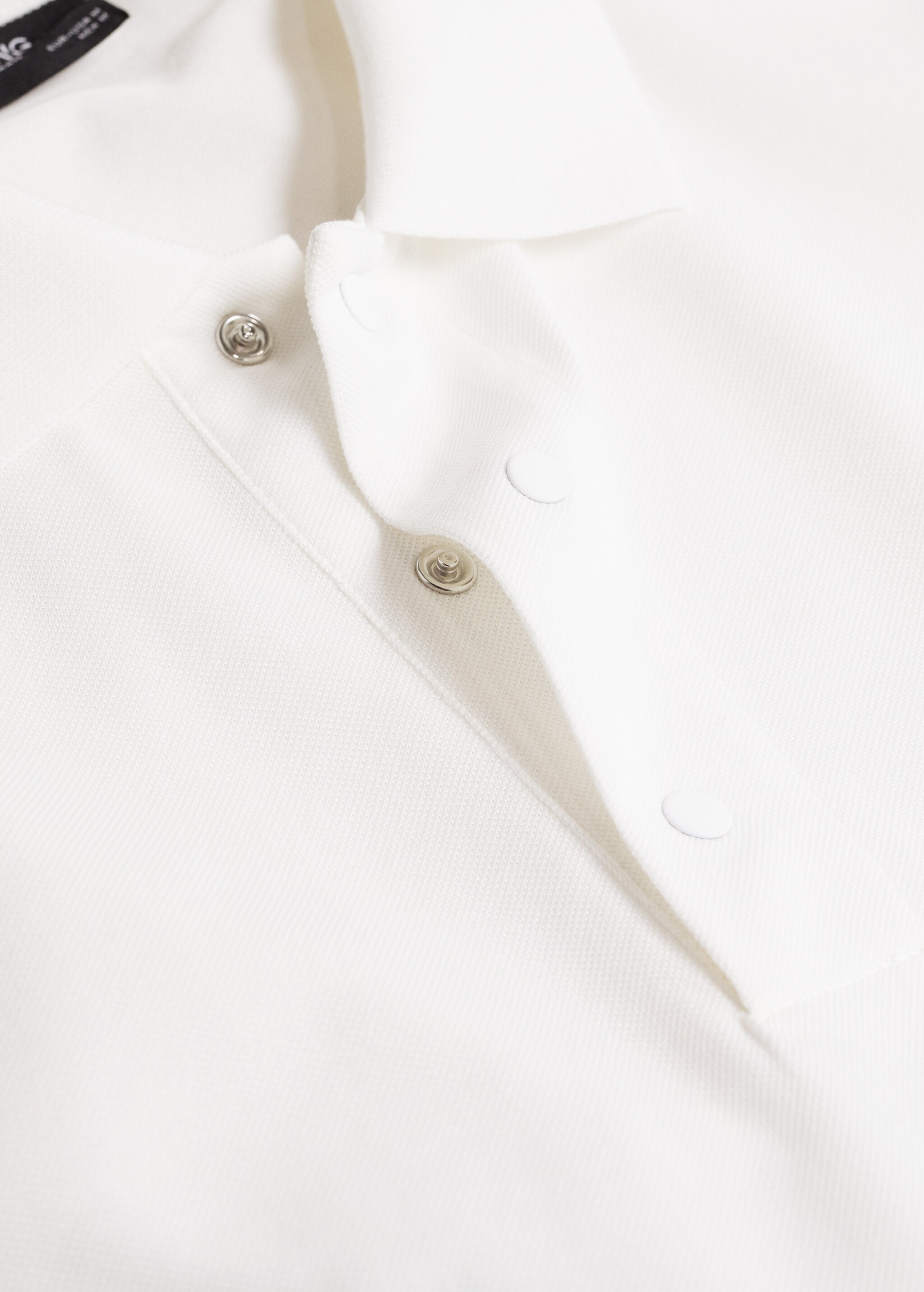 Technical cotton piqué polo shirt - Details of the article 8