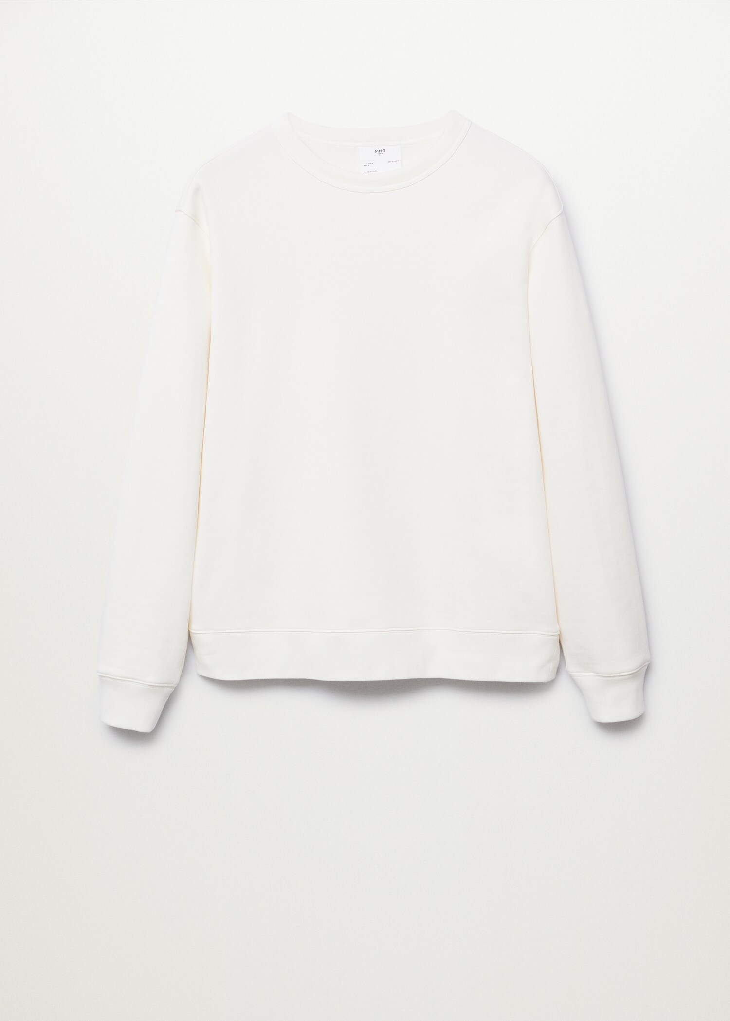 Basic-Baumwollsweatshirt - Artikel ohne Model