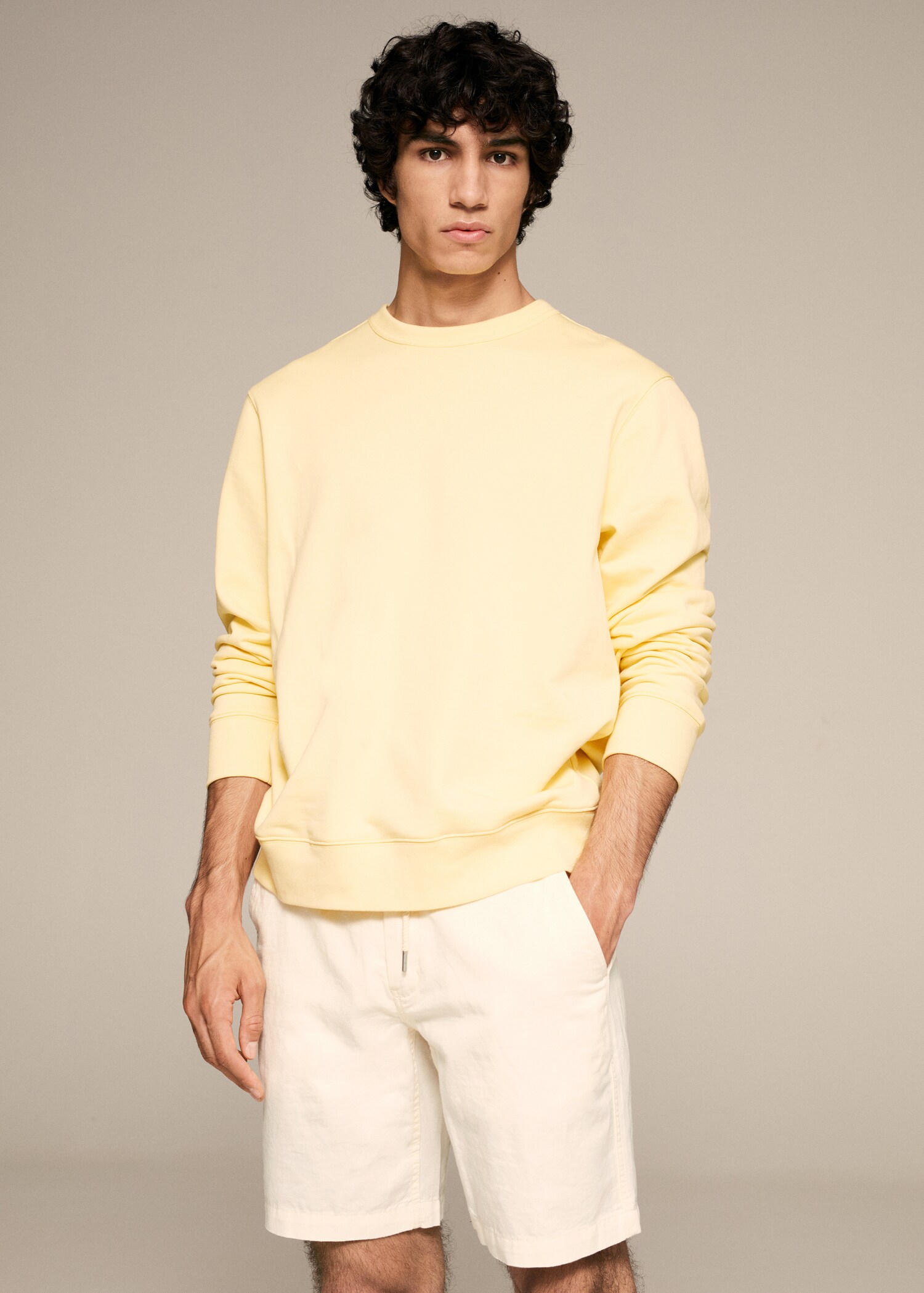 Basic-Baumwollsweatshirt - Detail des Artikels 5