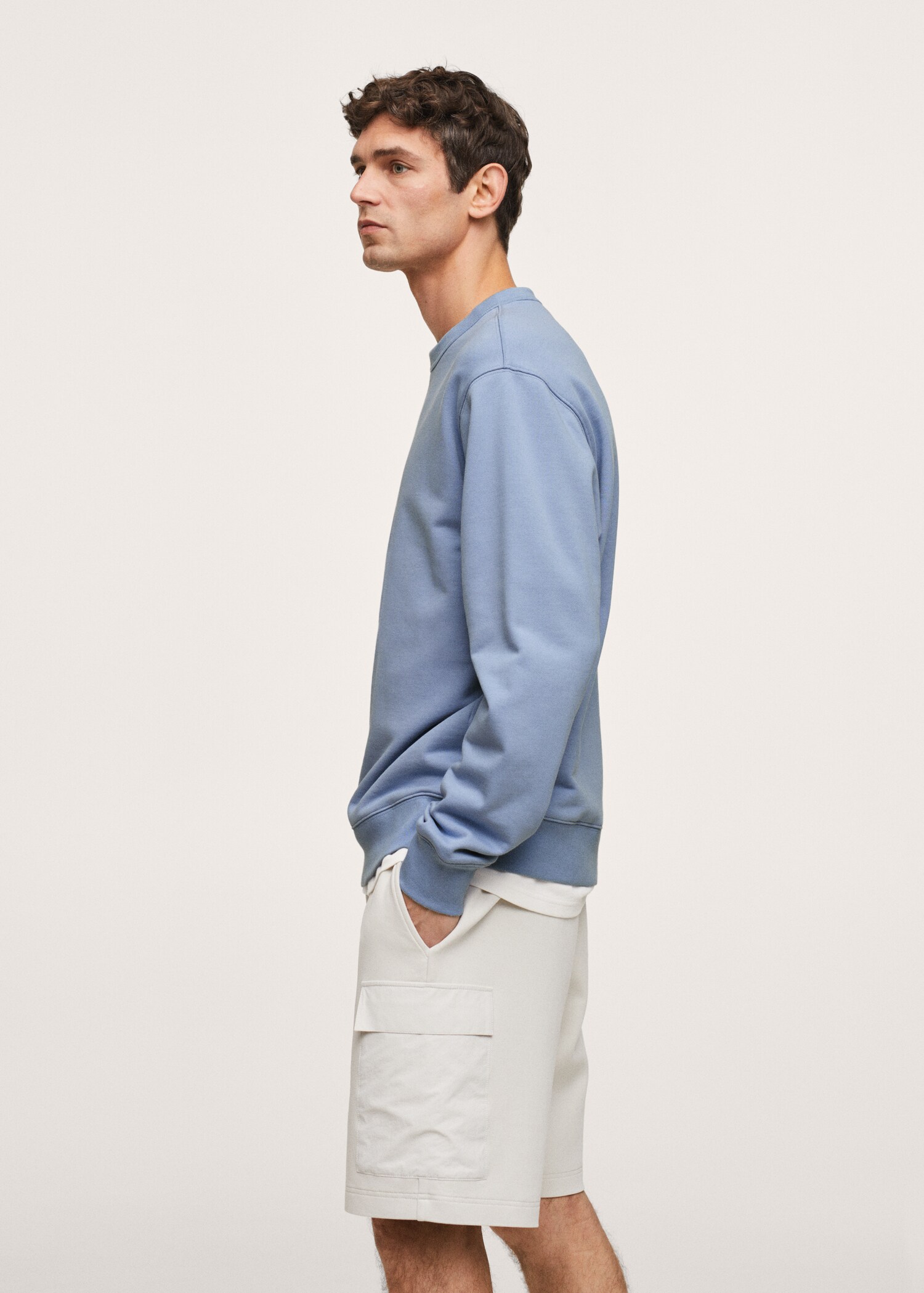 Basic-Baumwollsweatshirt - Detail des Artikels 1