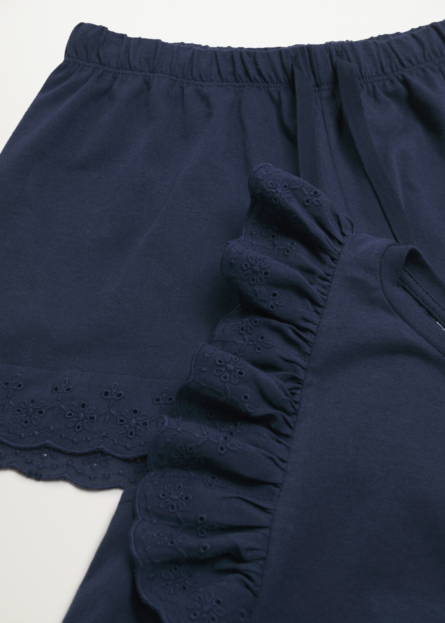 Pijama corto algodón bordado - Detalle del artículo 9