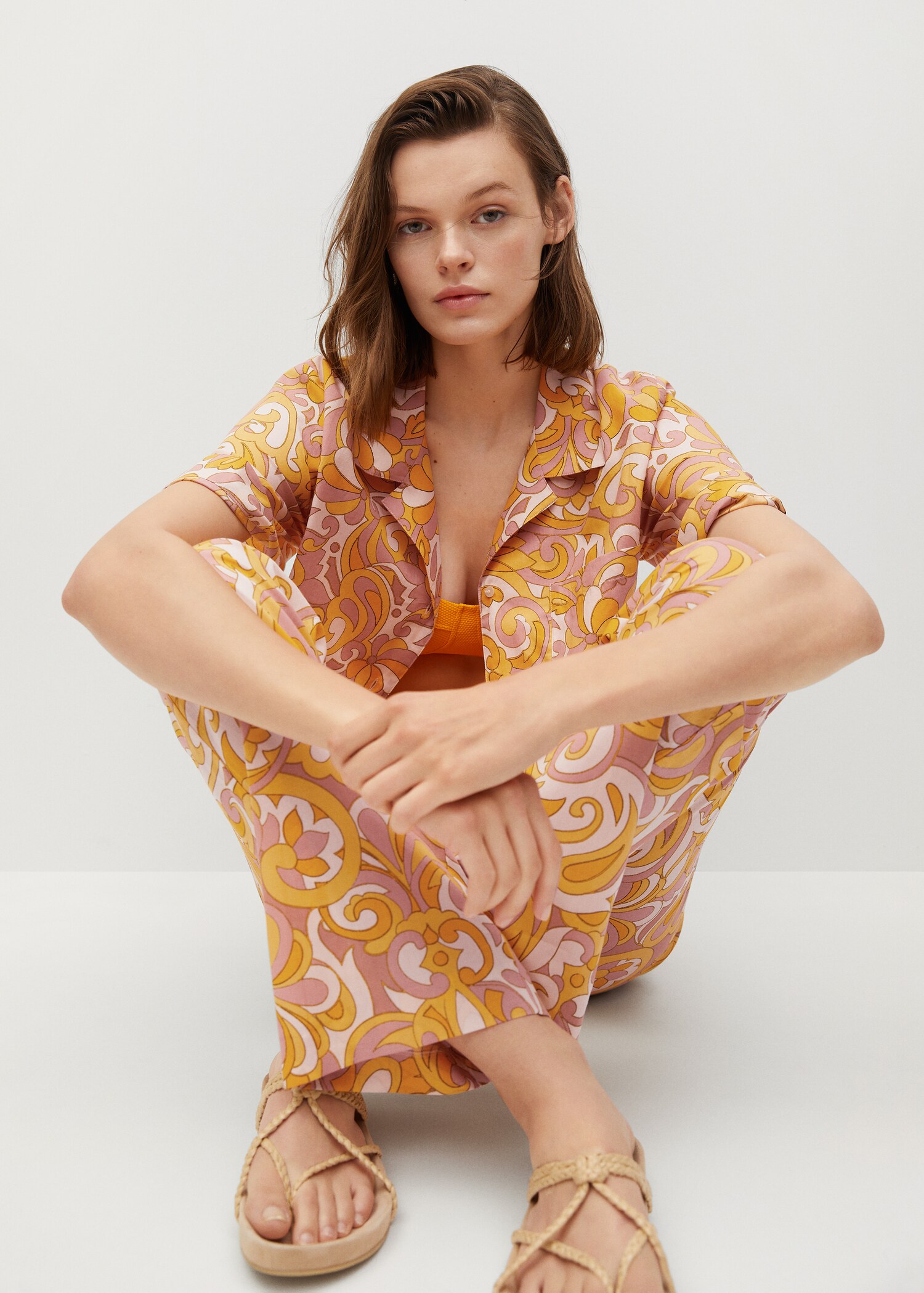 Camisa estampada algodón - Detalle del artículo 3