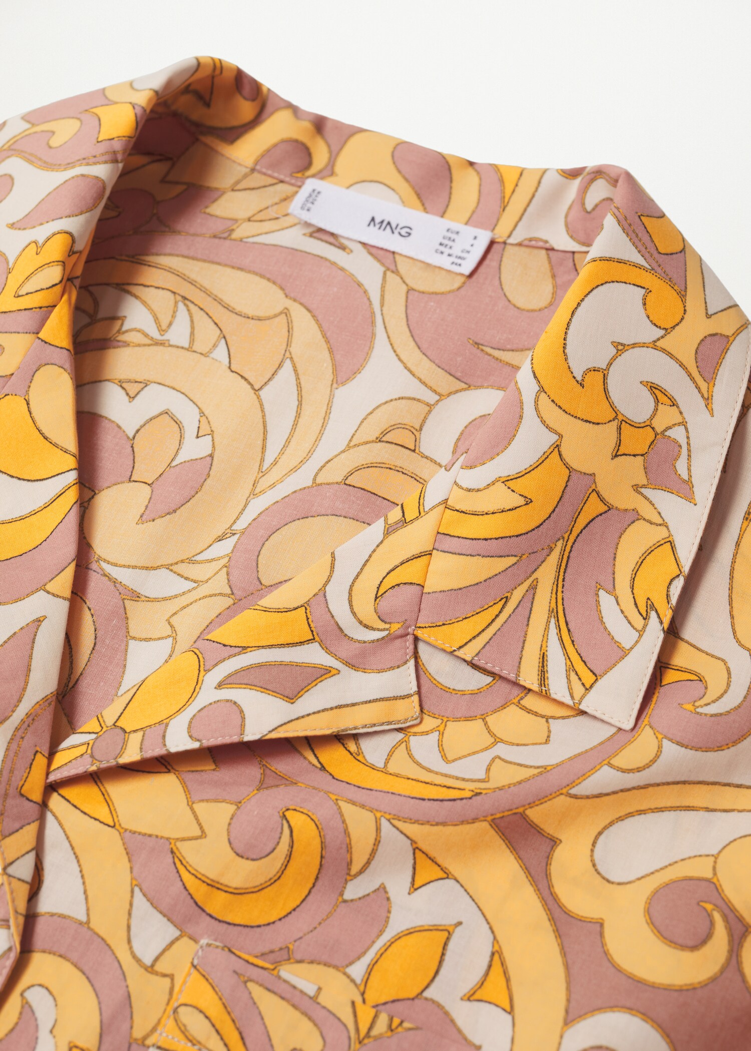 Camisa estampada algodón - Detalle del artículo 8