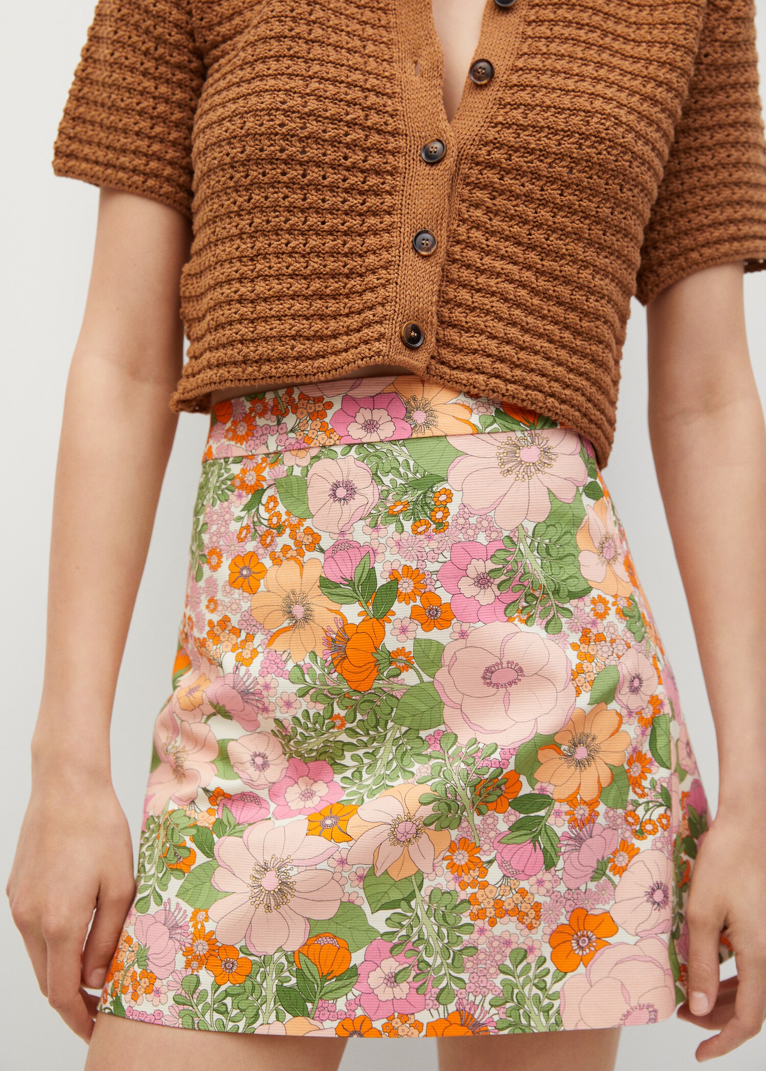 Minifalda estampado floral - Detalle del artículo 2