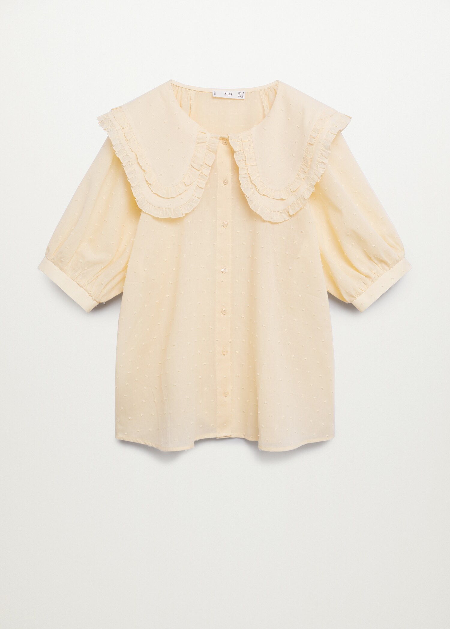 Blusa cuello babydoll - Artículo sin modelo