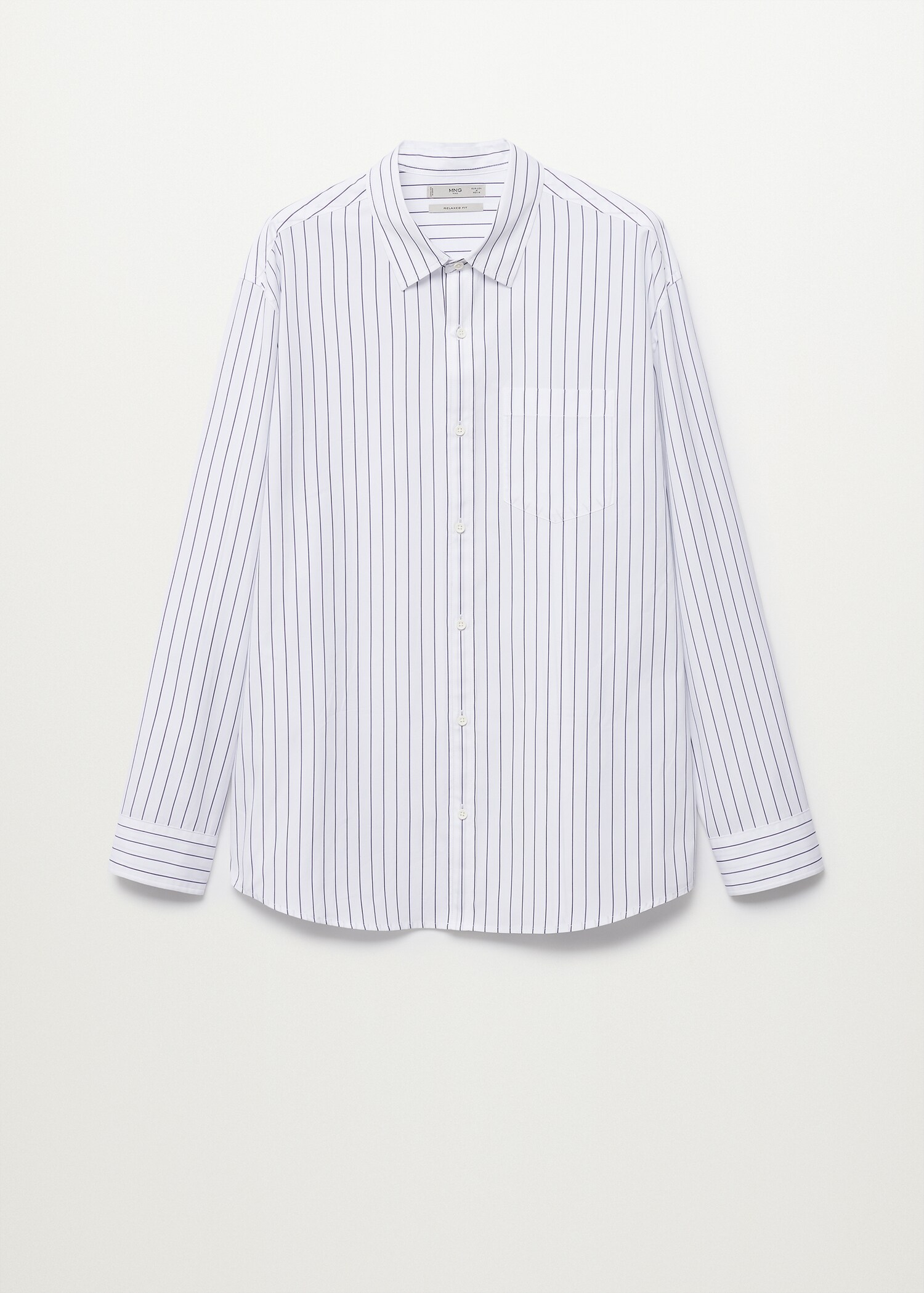 Camisa relaxed-fit rayas - Artículo sin modelo