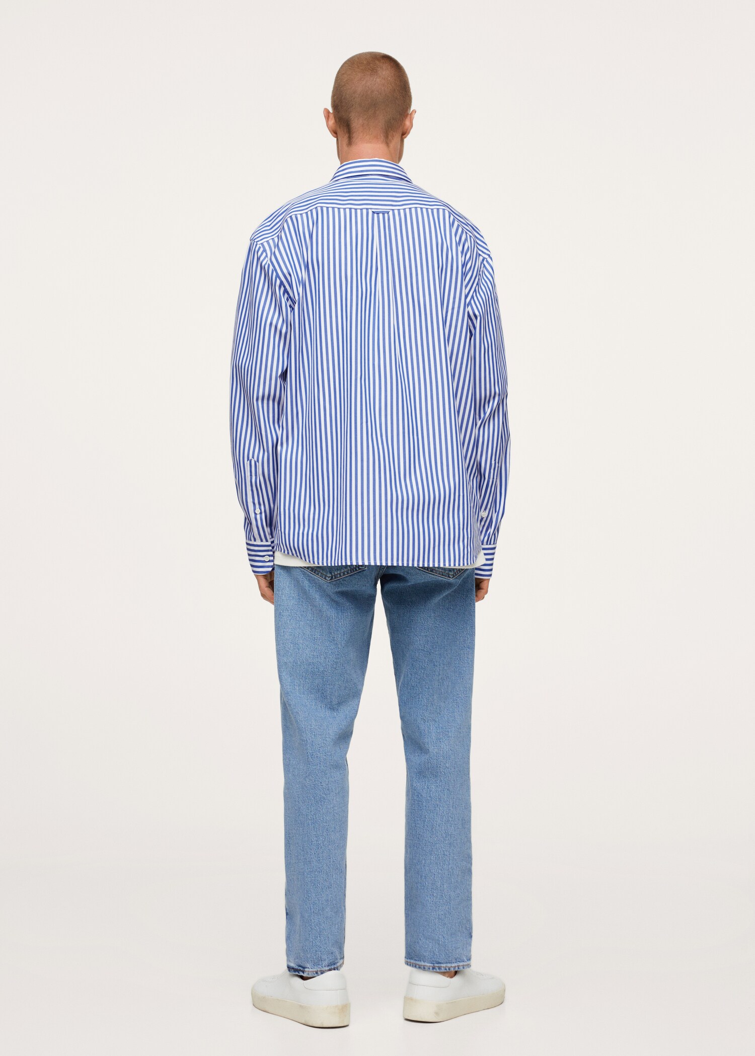 Camisa relaxed-fit rayas - Reverso del artículo
