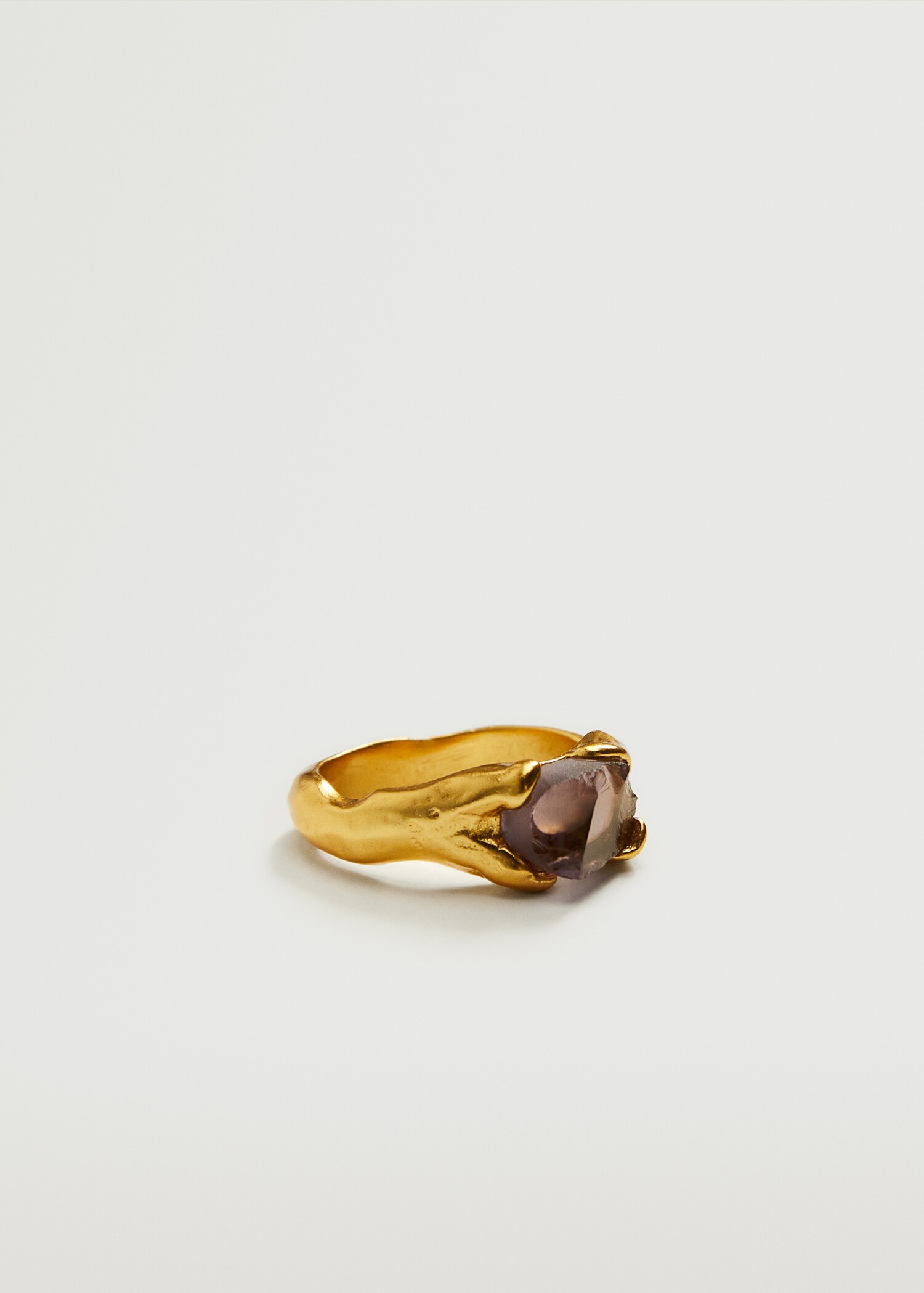 Anillo asimétrico cristal - Plano medio