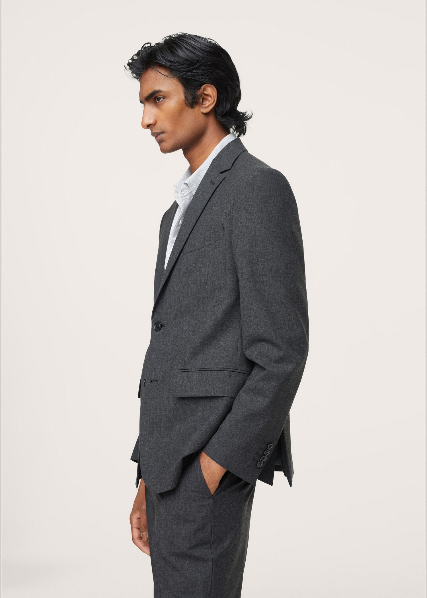 Wool suit jacket - Details of the article 2
