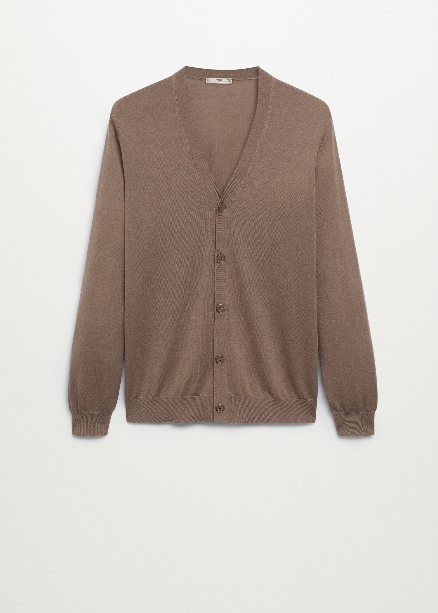 Kardigan z vlny merino - pratelný - Zboží bez modelu
