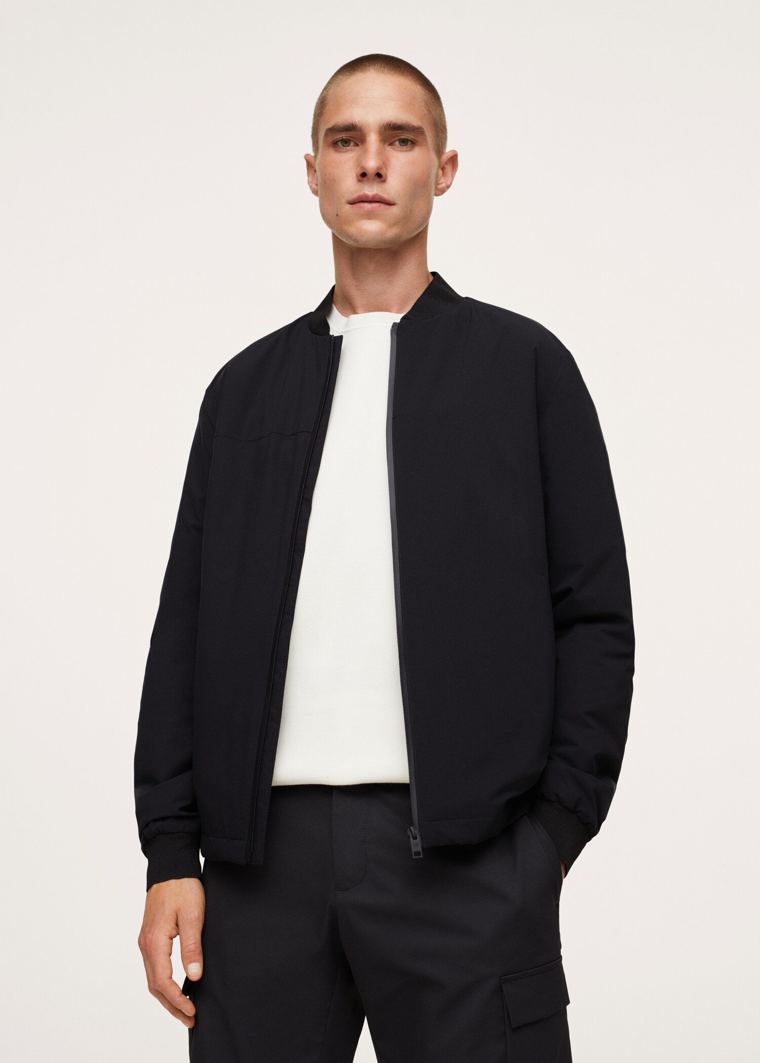 Chaqueta bomber impermeable - Plano medio
