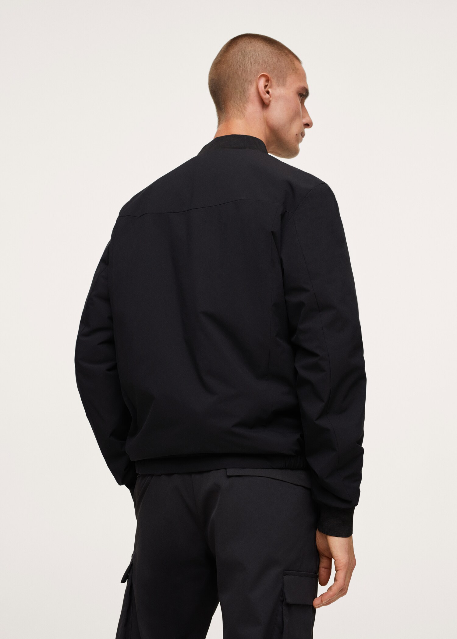 Chaqueta bomber impermeable - Reverso del artículo