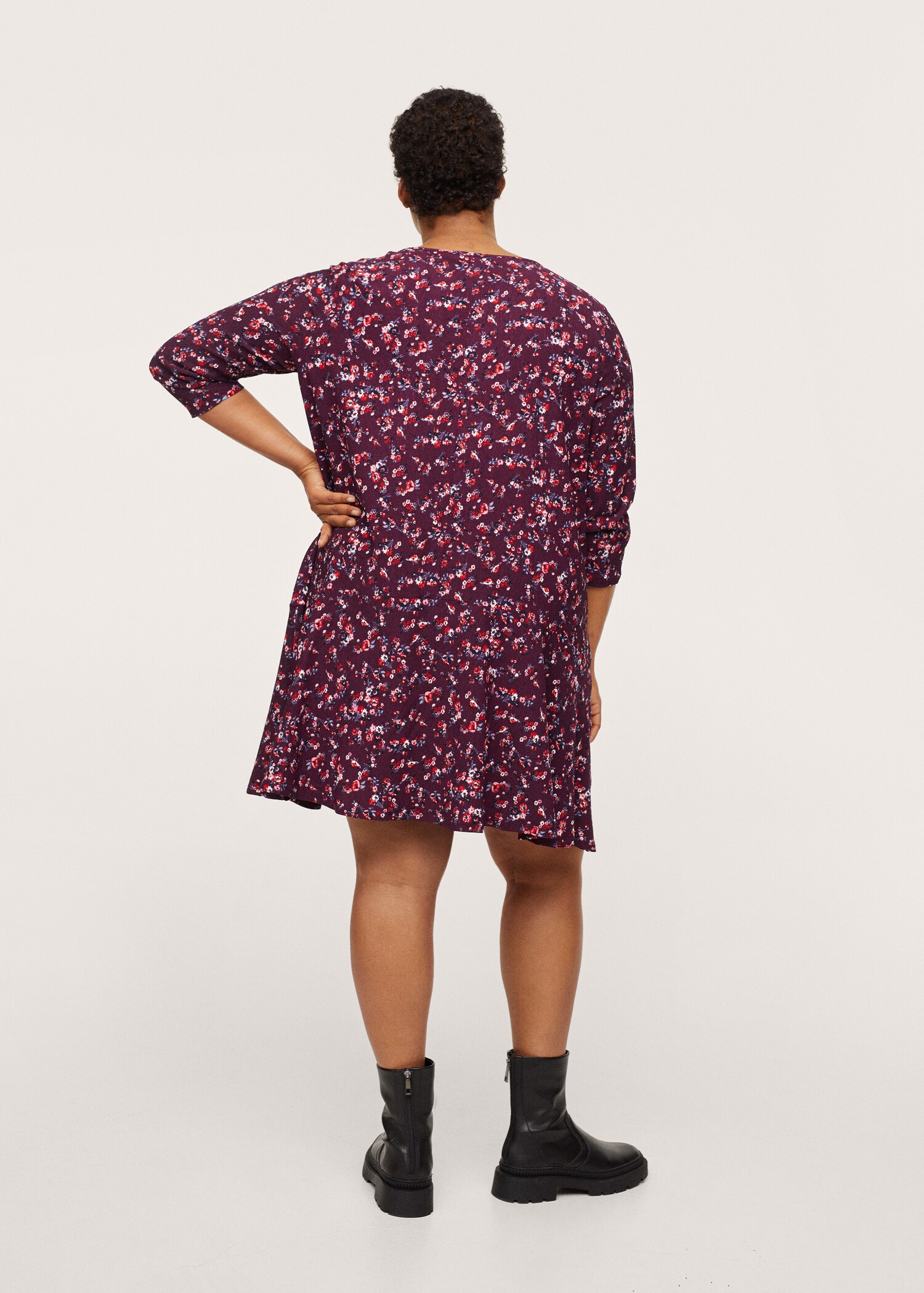 Vestido estampado floral - Reverso del artículo