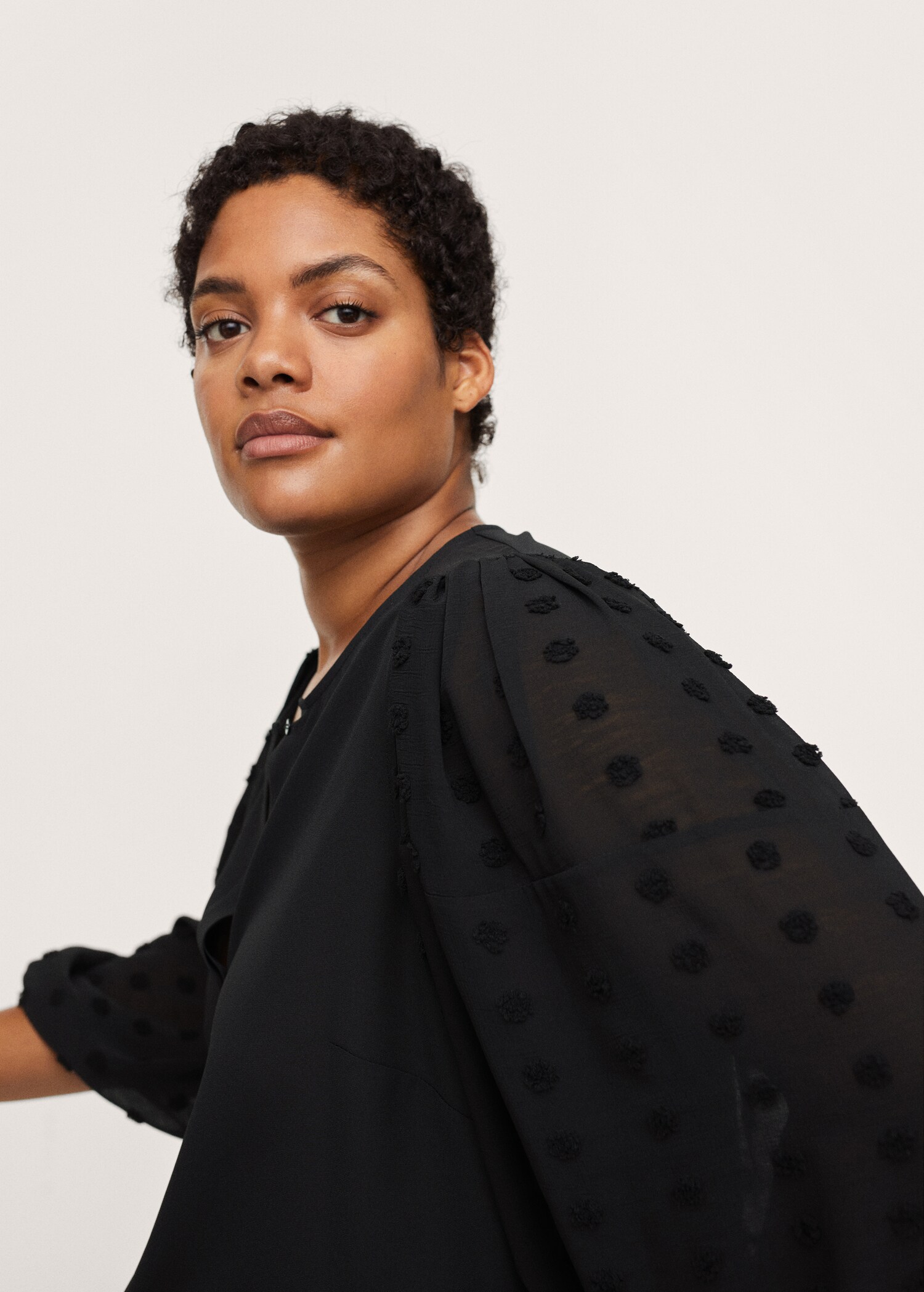 Blusa manga plumeti - Detalle del artículo 1