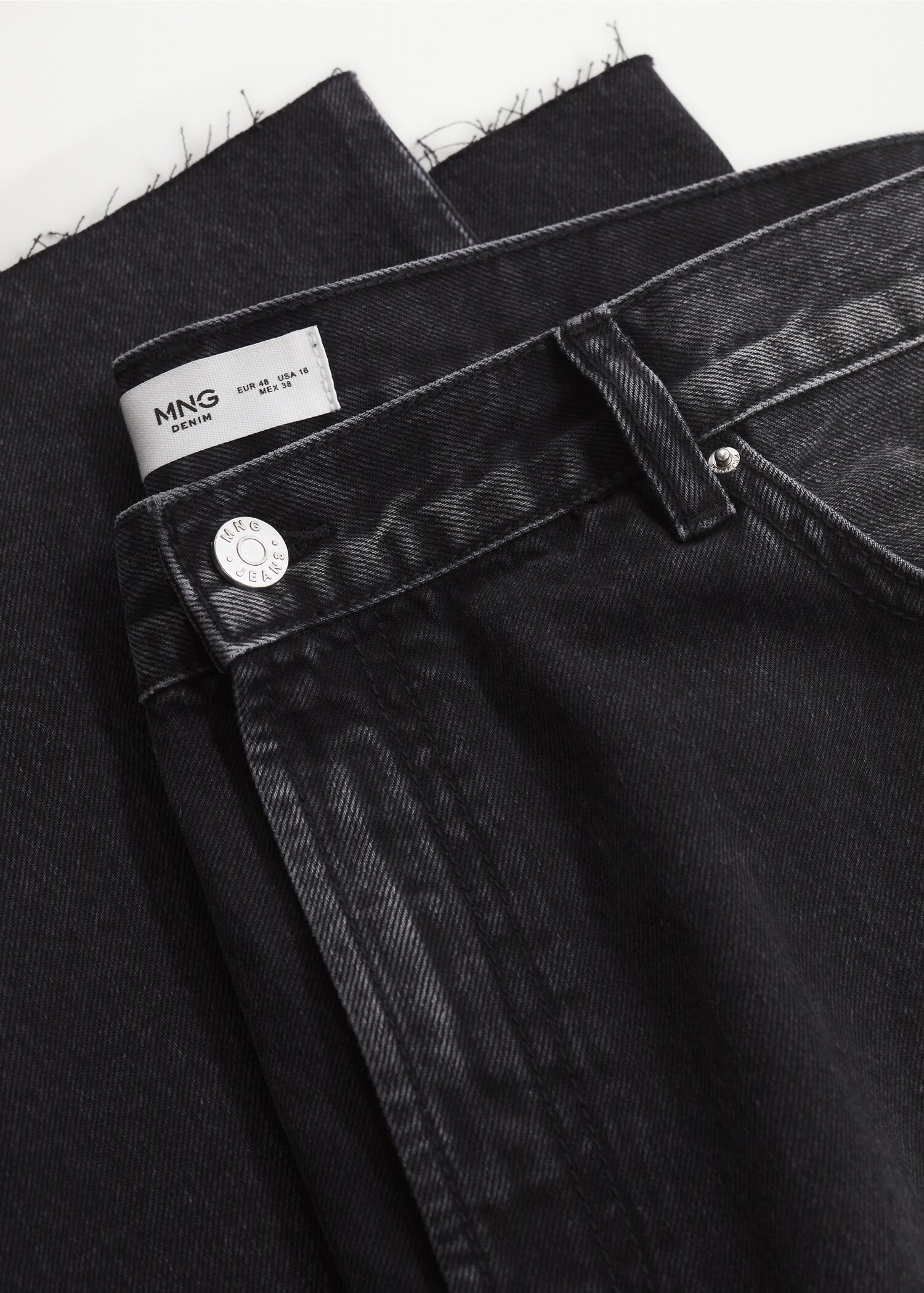High-waist wideleg jeans - Details of the article 8