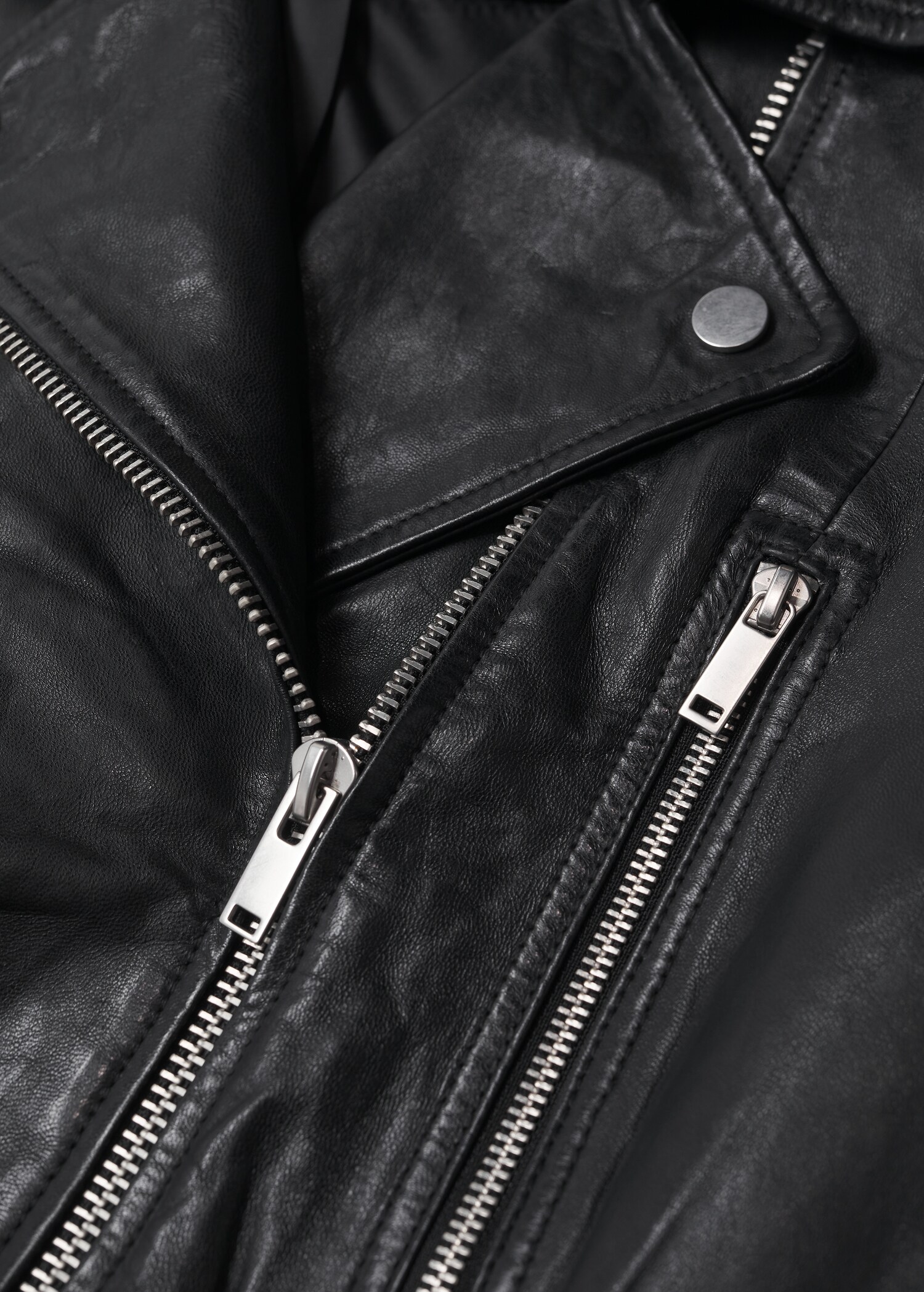 Cazadora biker piel - Detalle del artículo 8