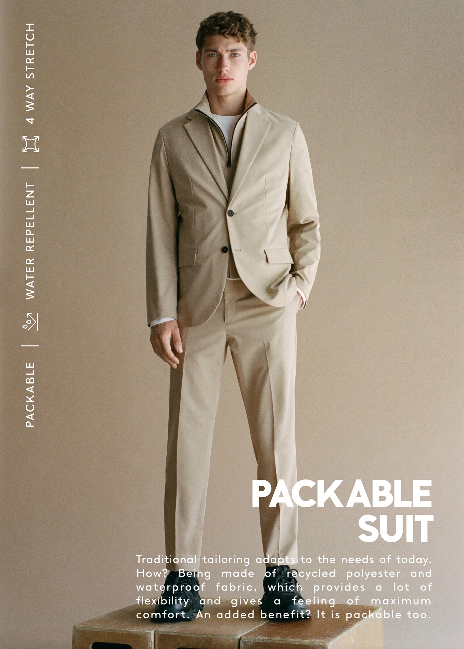Technical Packable Collection slim-fit trousers - Details of the article 5