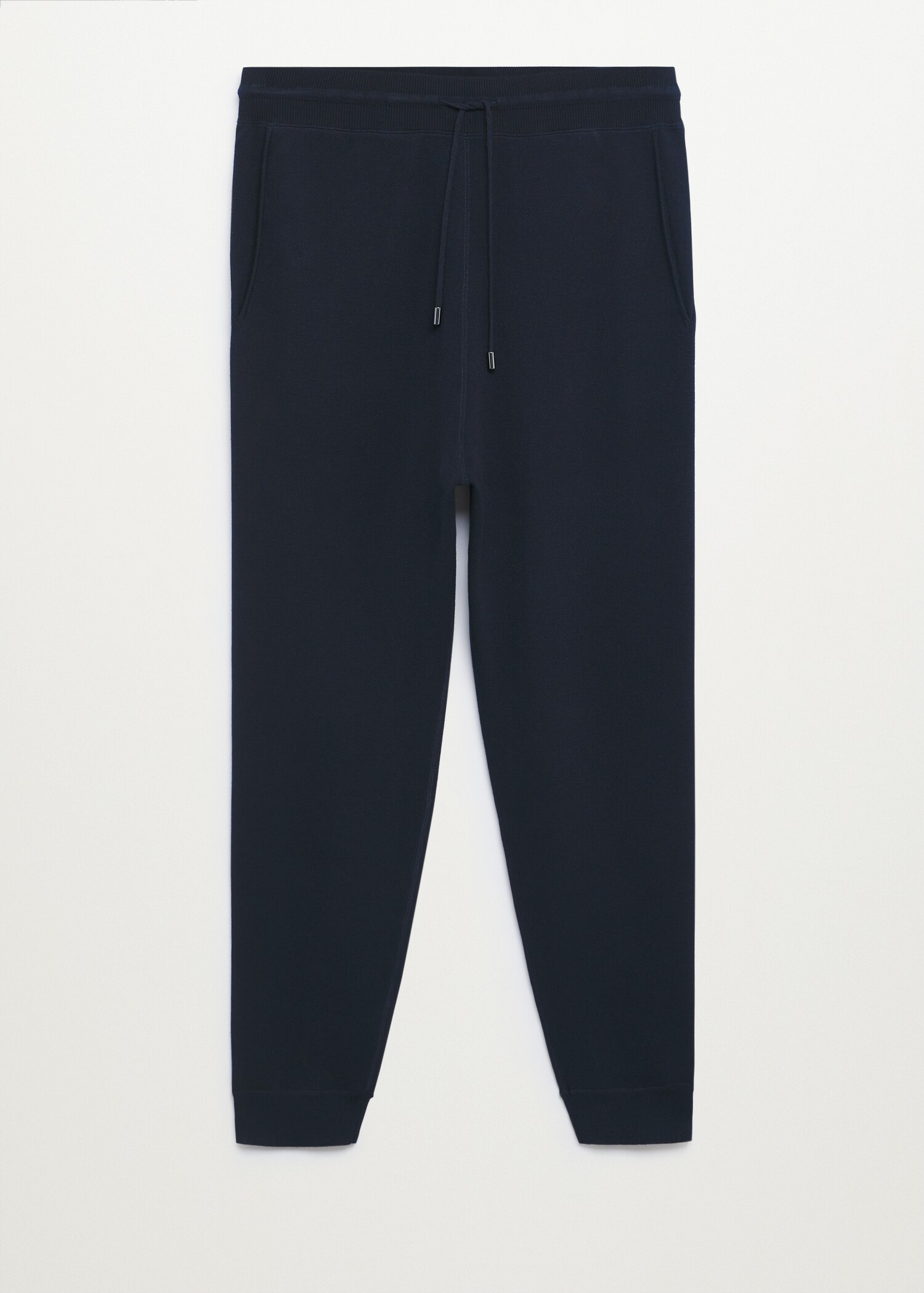 Úpletové kalhoty jogger s texturou - Zboží bez modelu