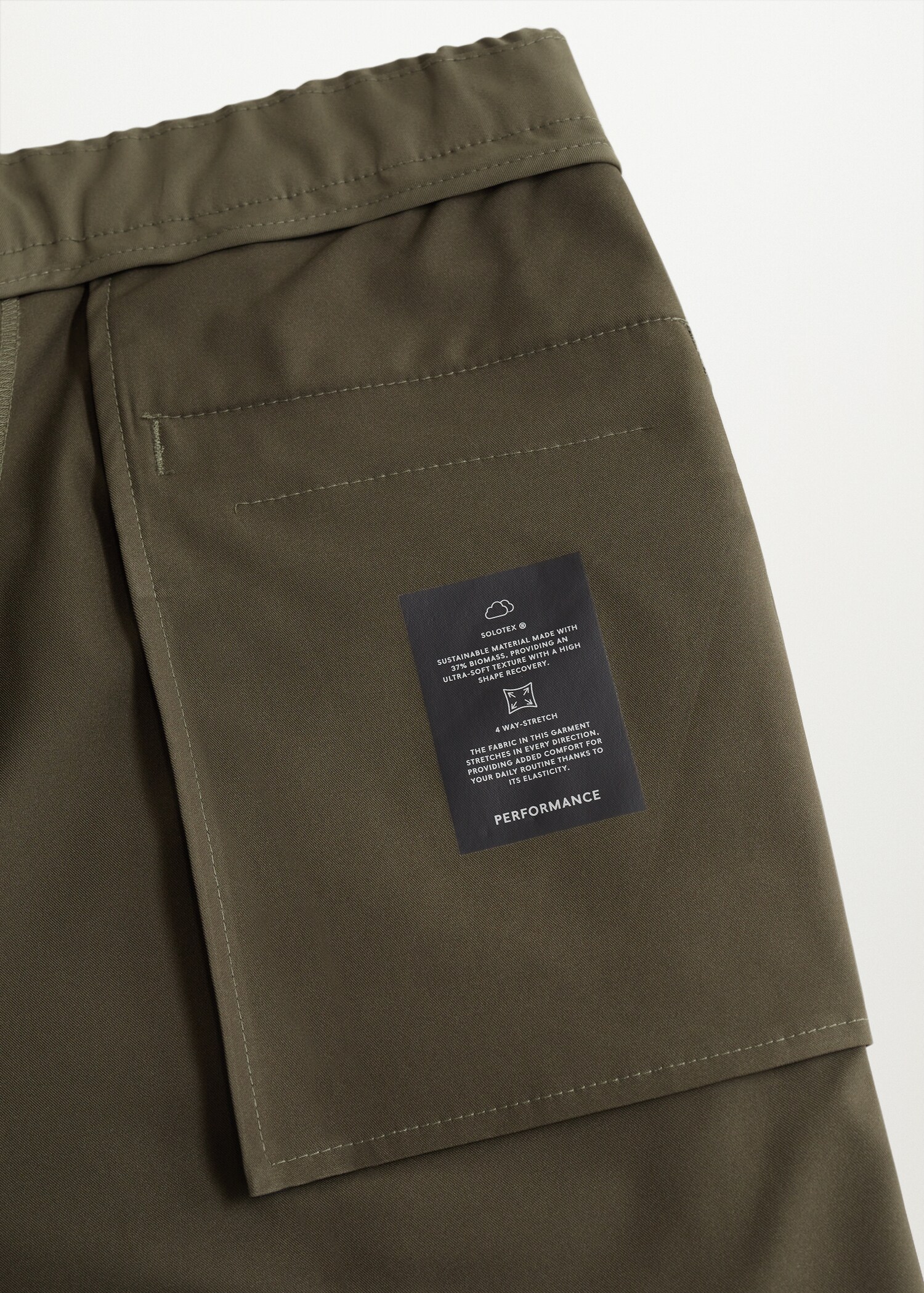 Pantalón traje slim fit stretch - Detalle del artículo 8