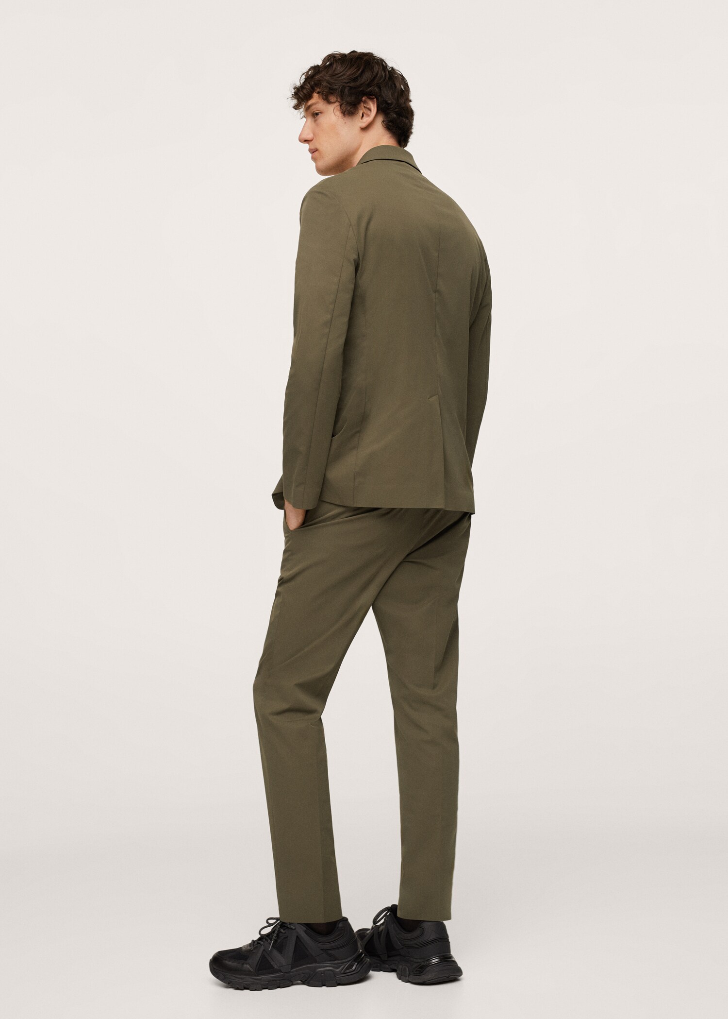 Pantalón traje slim fit stretch - Reverso del artículo