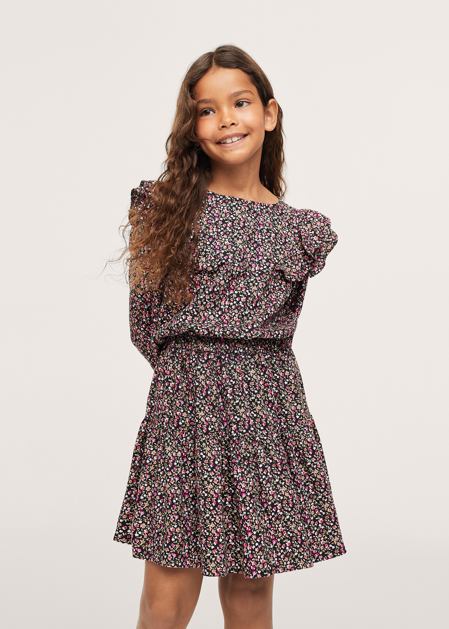 Falda estampado floral - Plano medio