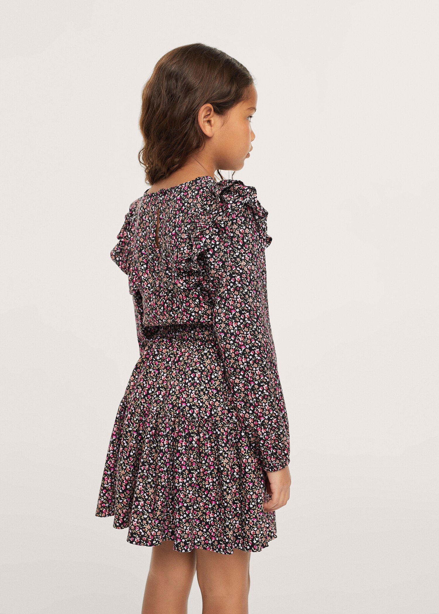 Falda estampado floral - Reverso del artículo