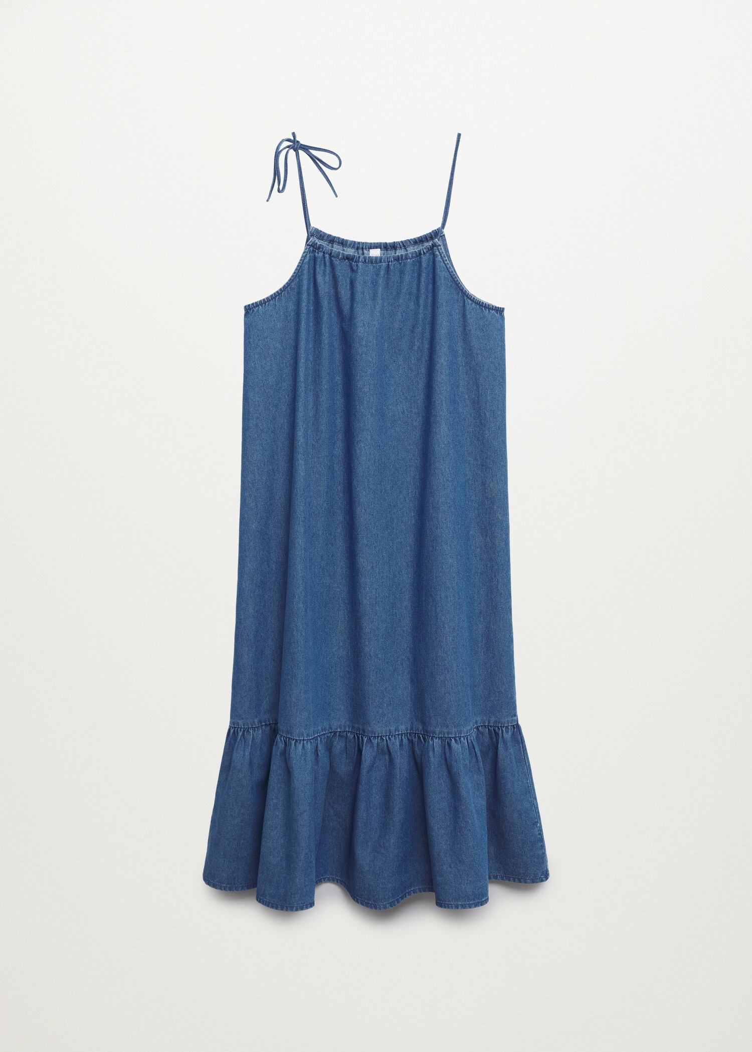 Vestido denim volante - Artículo sin modelo