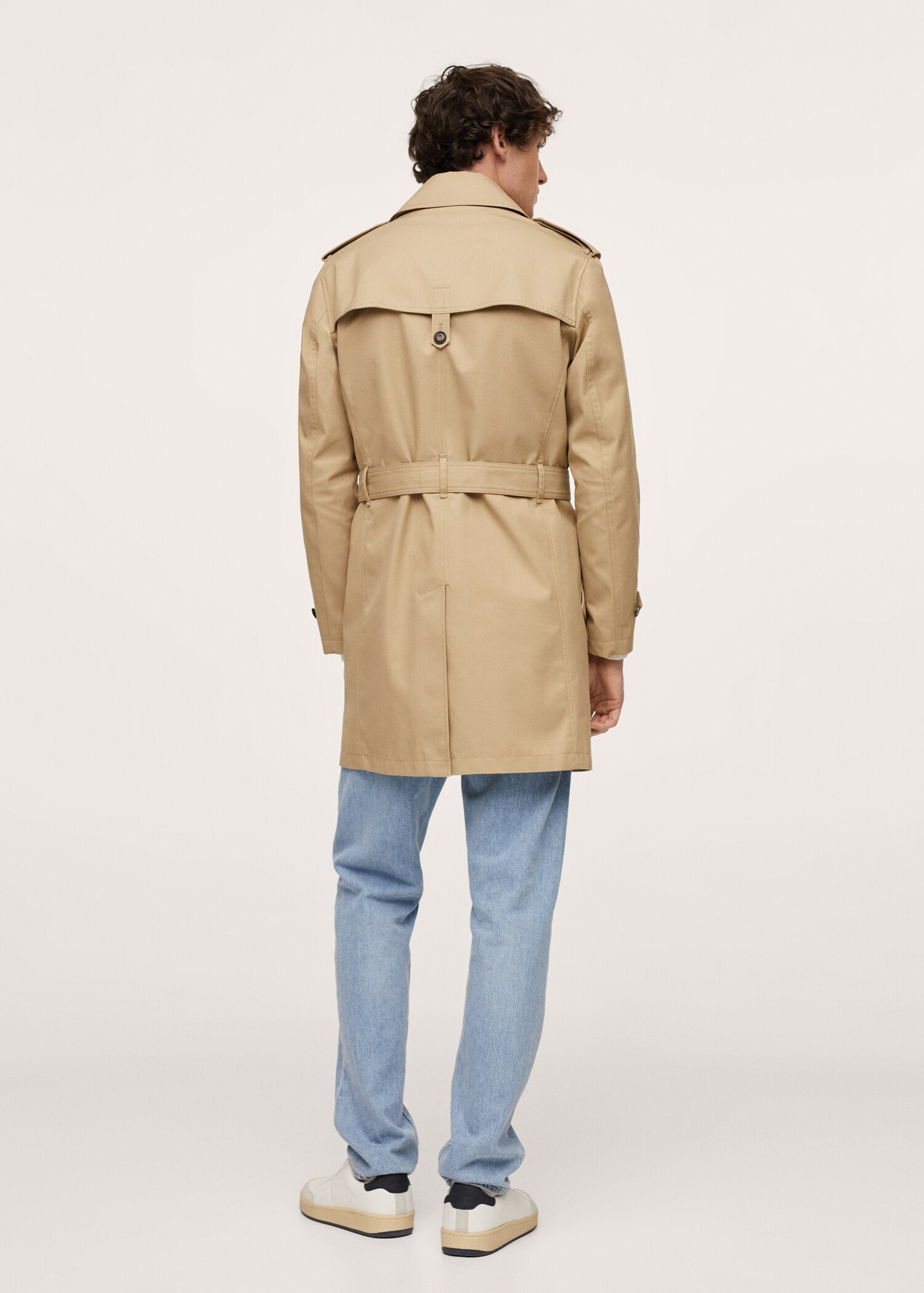 Trench algodón impermeable - Reverso del artículo
