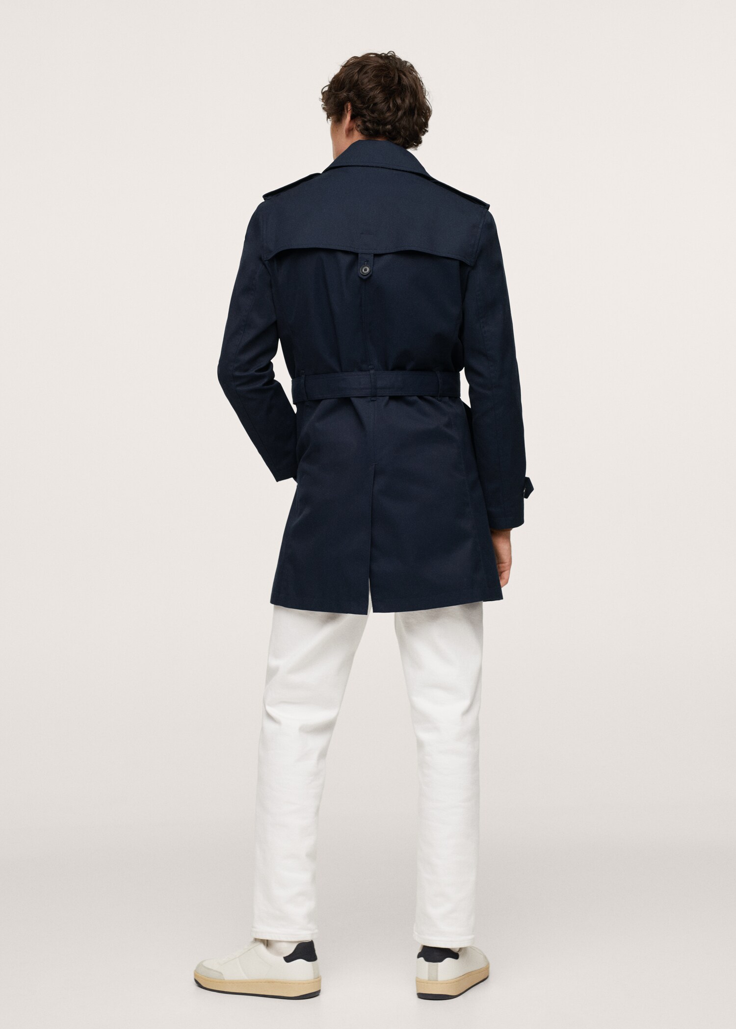 Trench algodón impermeable - Reverso del artículo