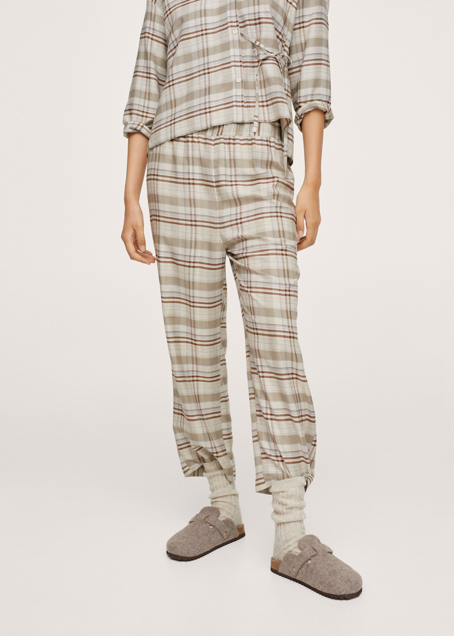 Pantalón pijama estampado - Plano medio