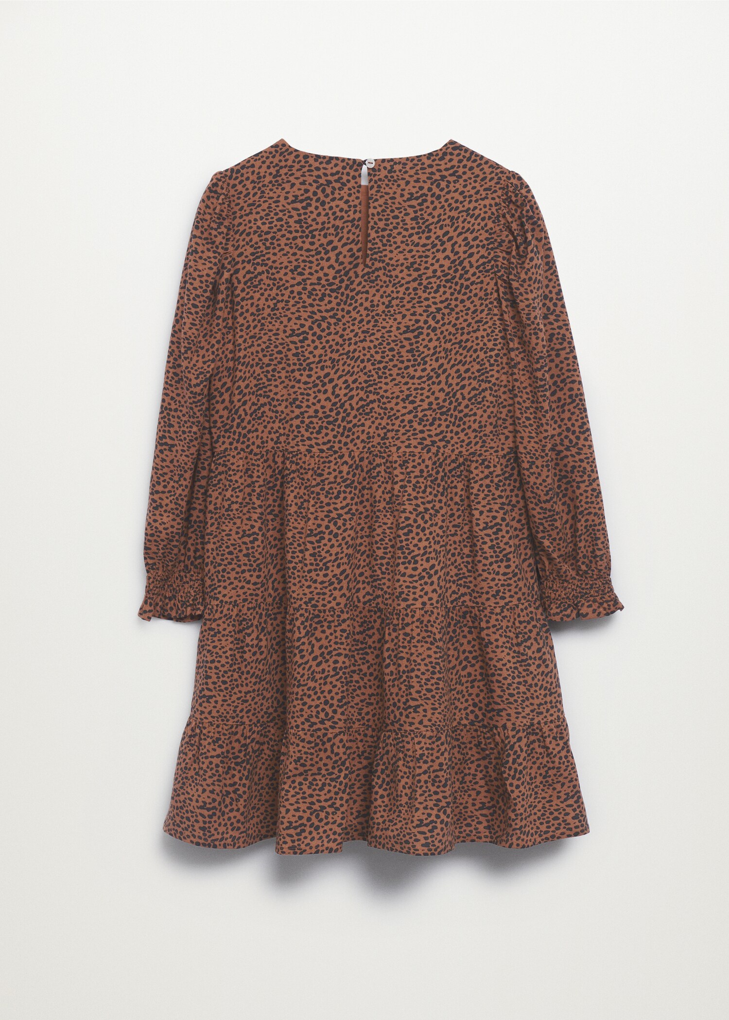 Flowy printed dress - Reverse of the article