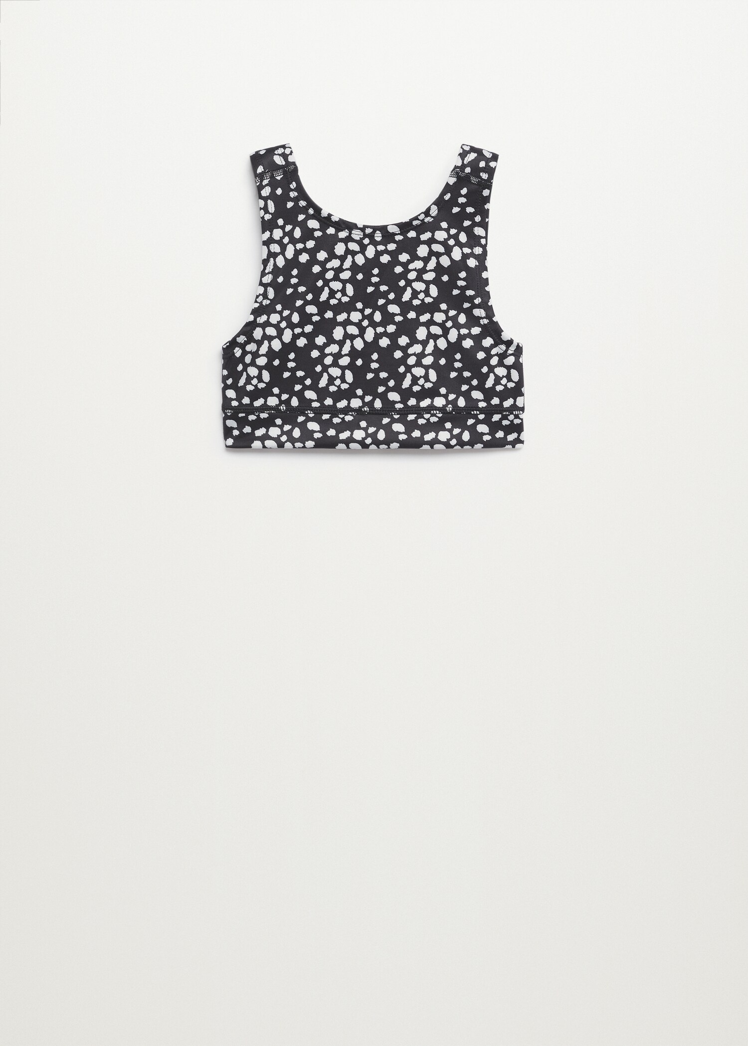 Printed sports top - Reverse of the article