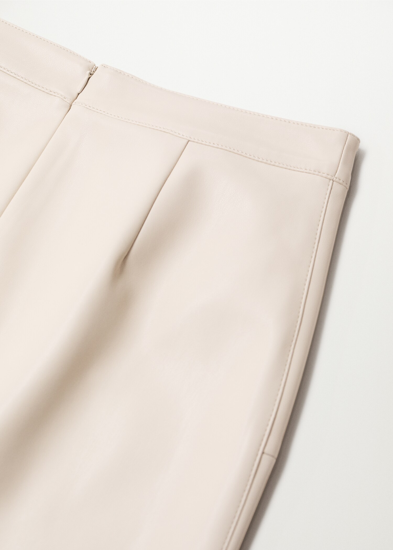 Faux-leather pencil skirt - Details of the article 8