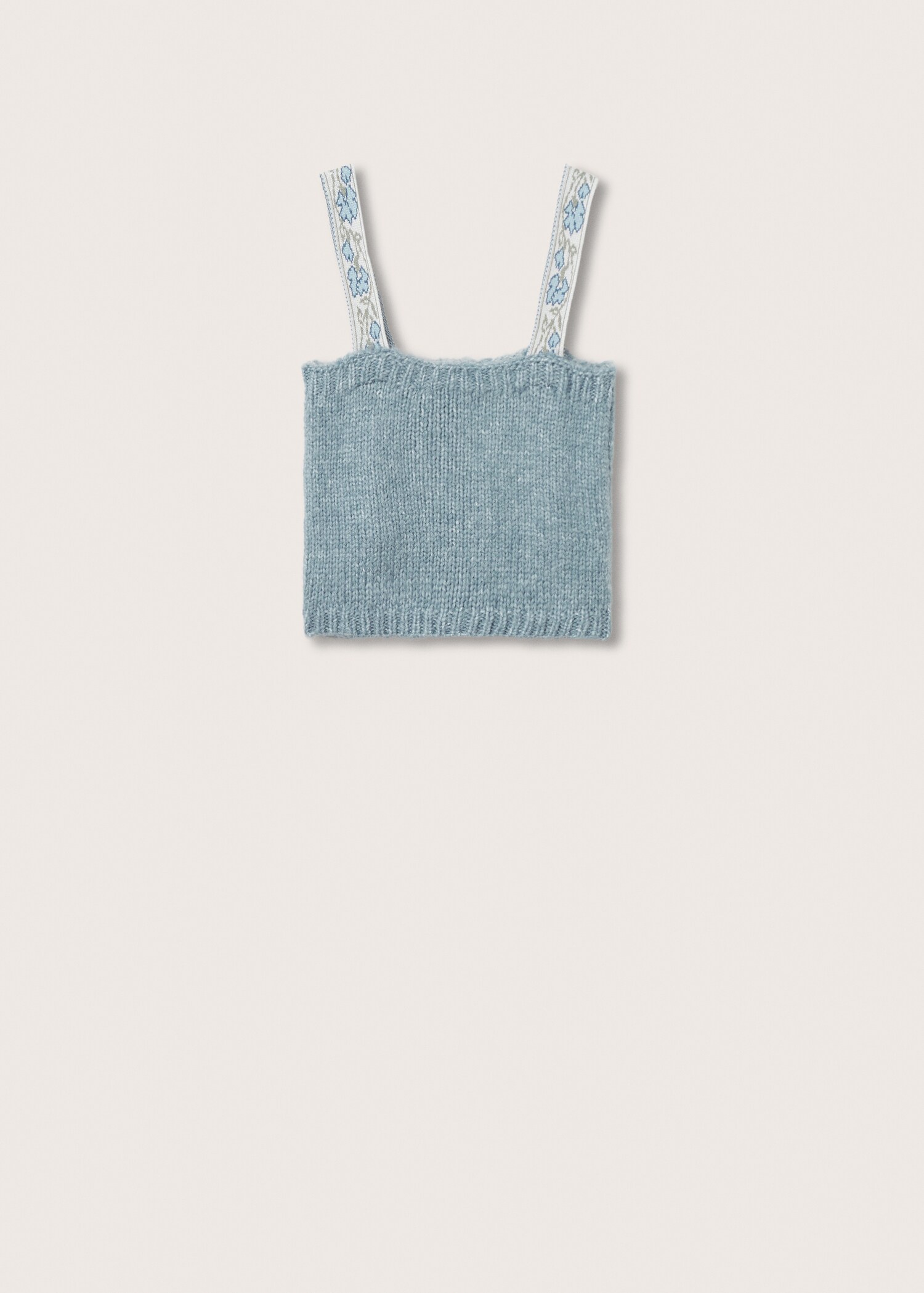Knitted cropped top - Article without model
