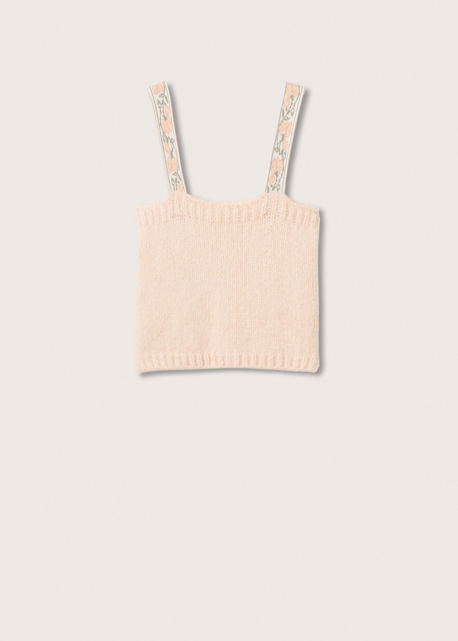 Knitted cropped top - Article without model
