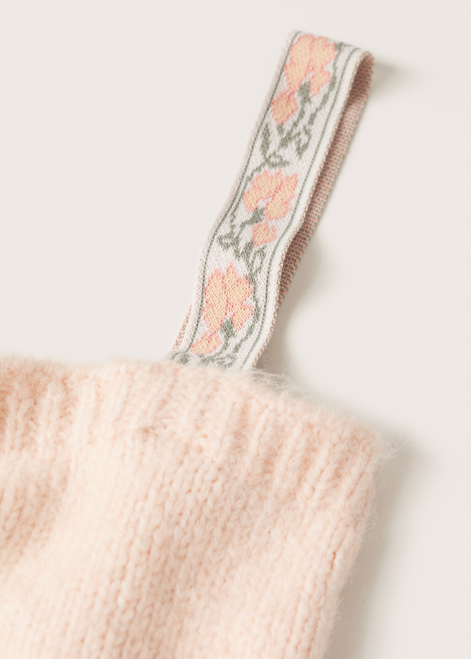 Knitted cropped top - Details of the article 7