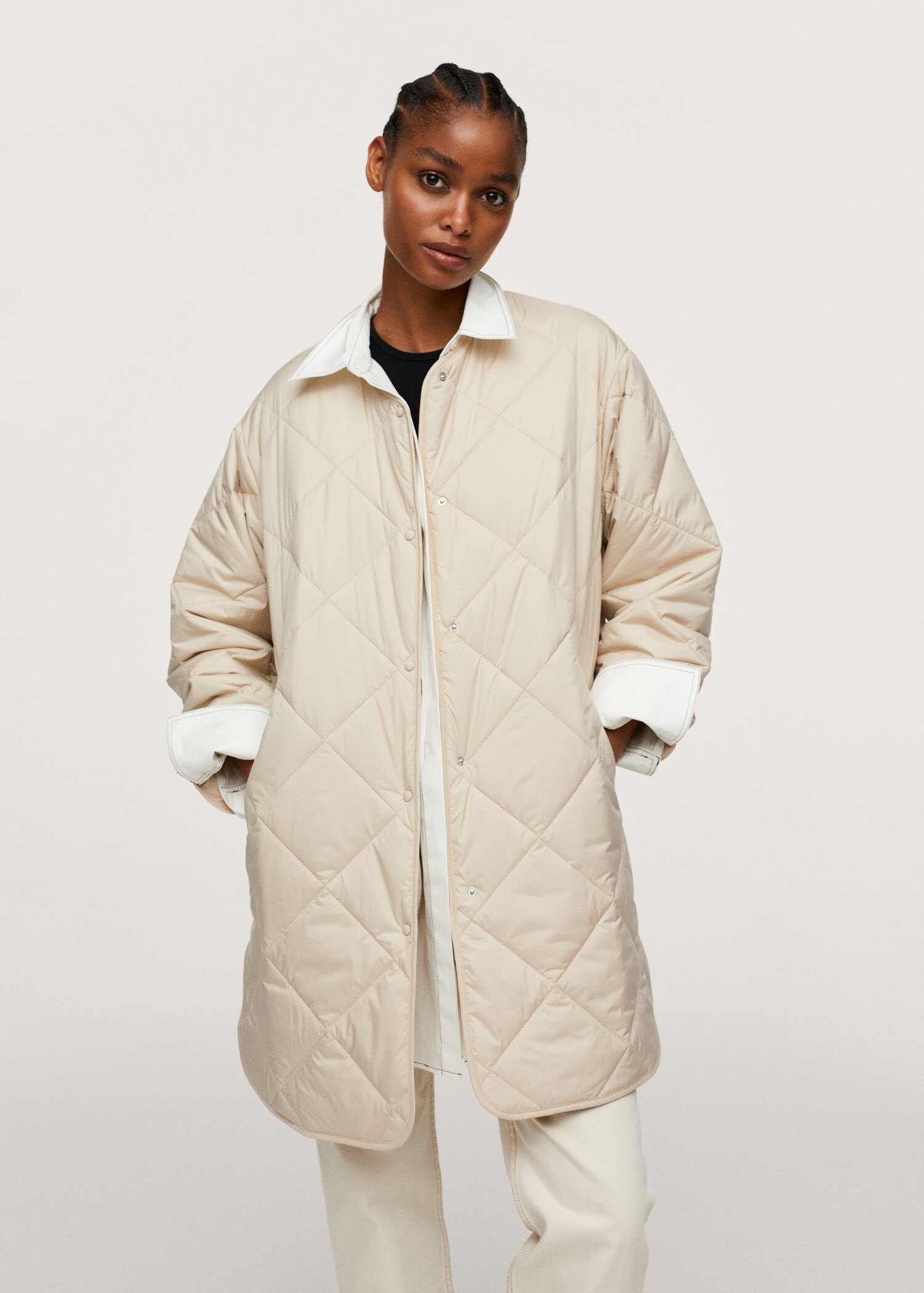Ultralight quilted anorak - Medium plane